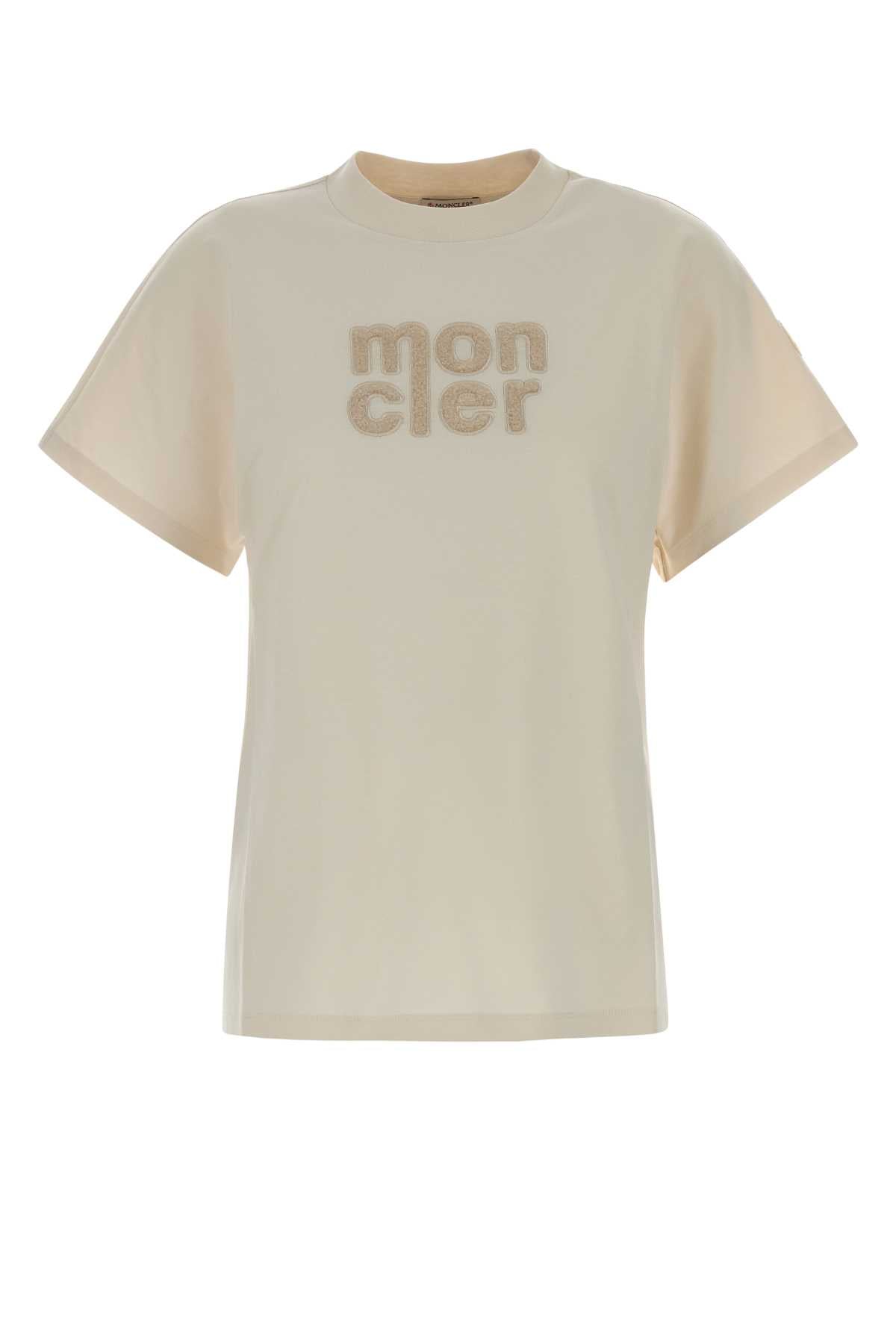 MONCLER SS T-SHIRT For Women Exterior: 100% Cotton