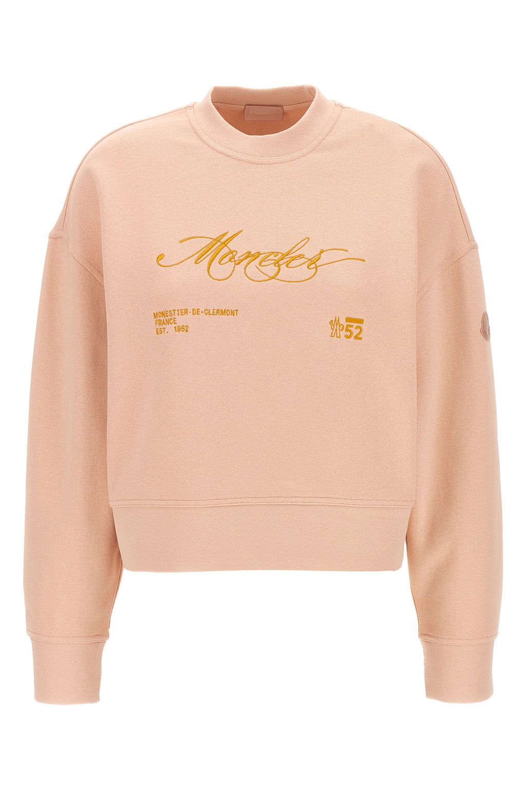 MONCLER Embroidery sweatshirt For Women 100% cotton
