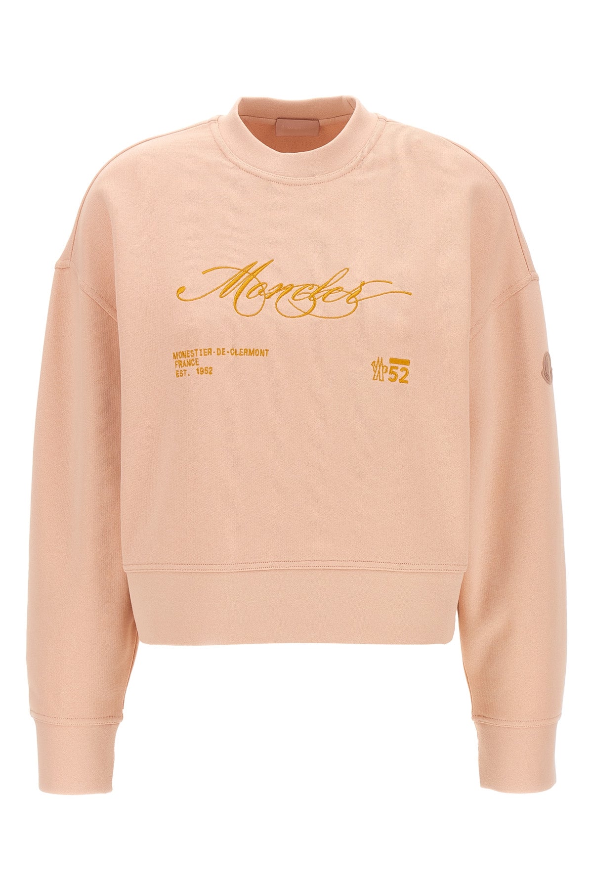 MONCLER Embroidery sweatshirt For Women 100% cotton