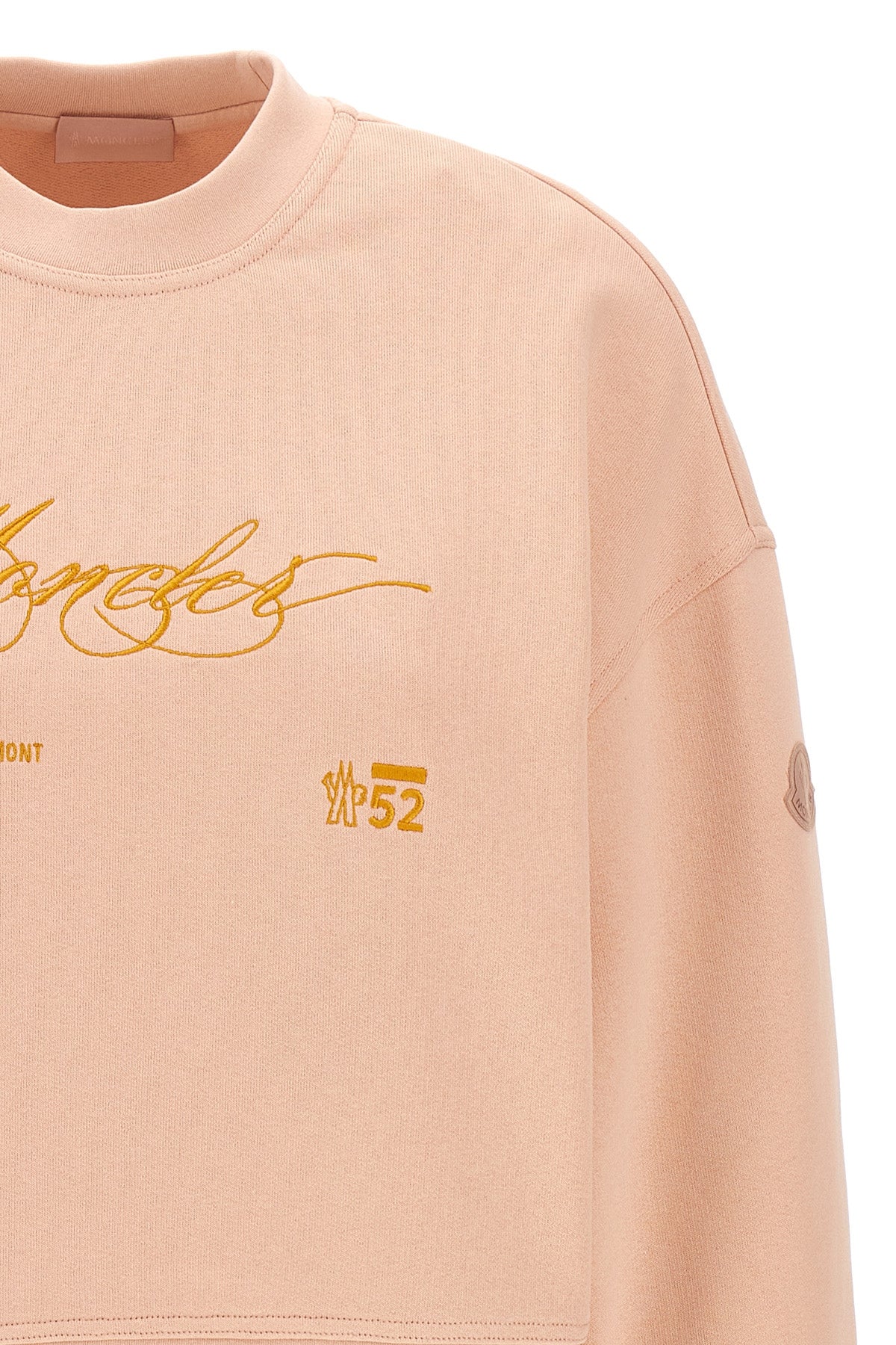MONCLER Embroidery sweatshirt For Women 100% cotton
