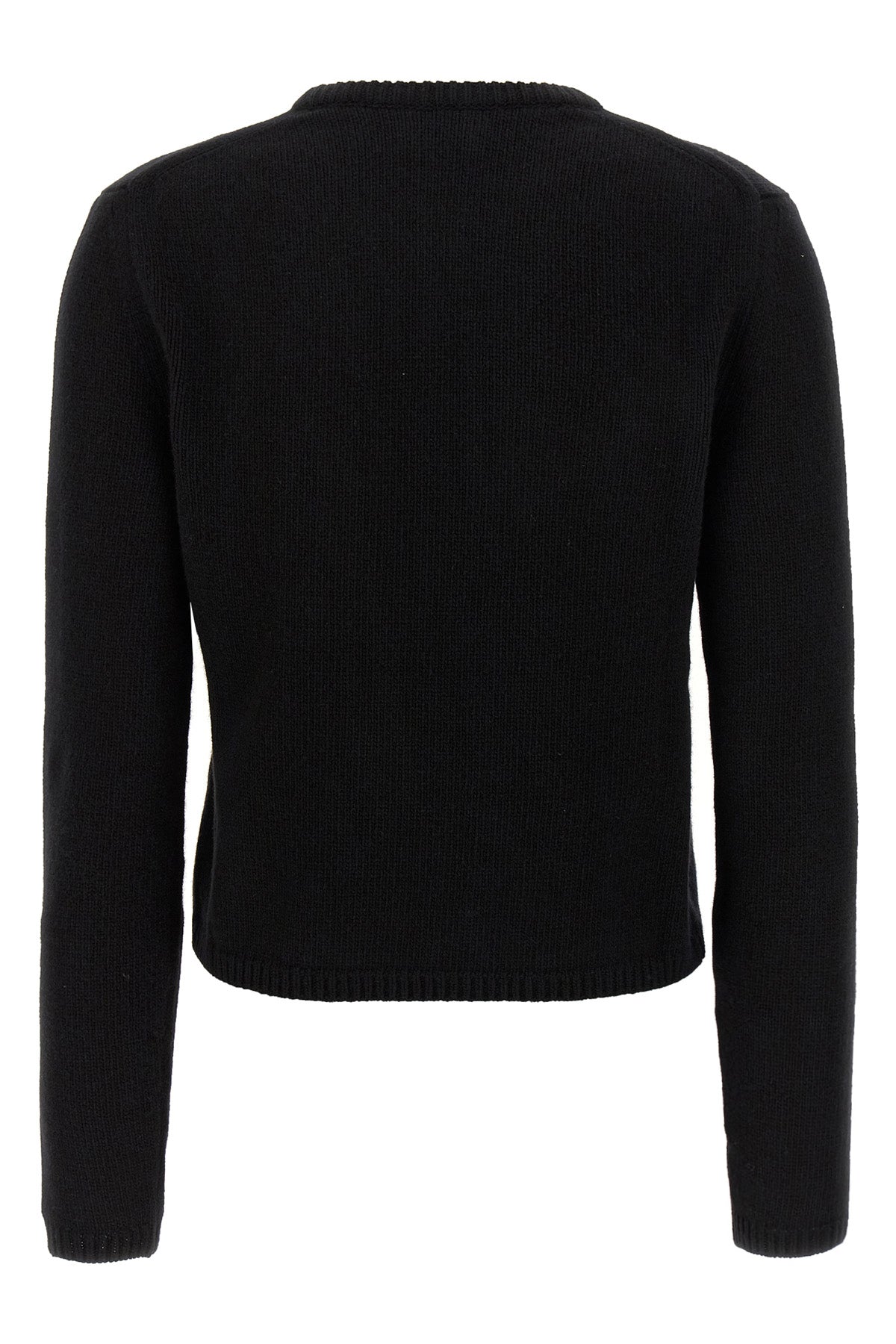 MONCLER Chenille logo sweater For Women 90% virgin wool 10% cachemire