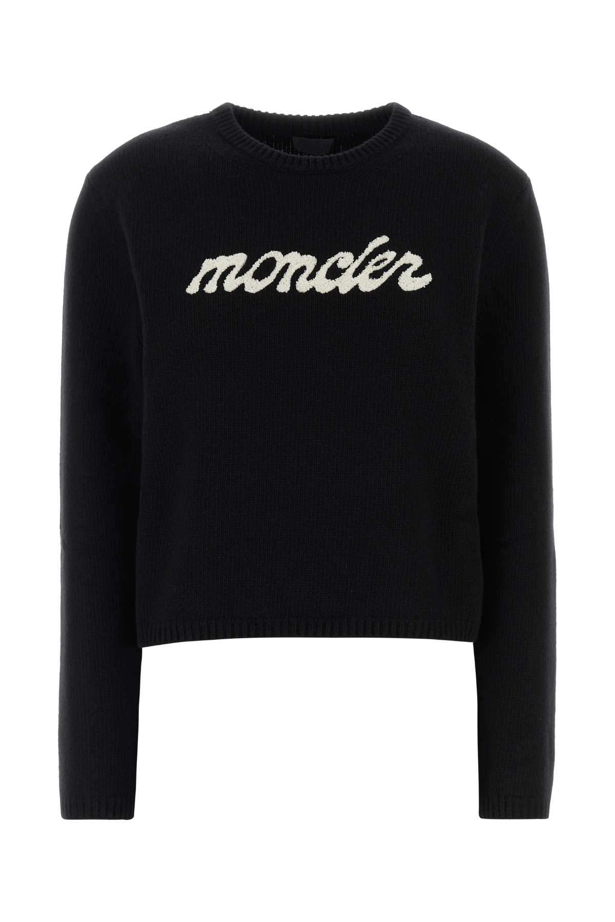 MONCLER CREW NECK For Women Exterior: 90% Virgin wool 10% Cashmere