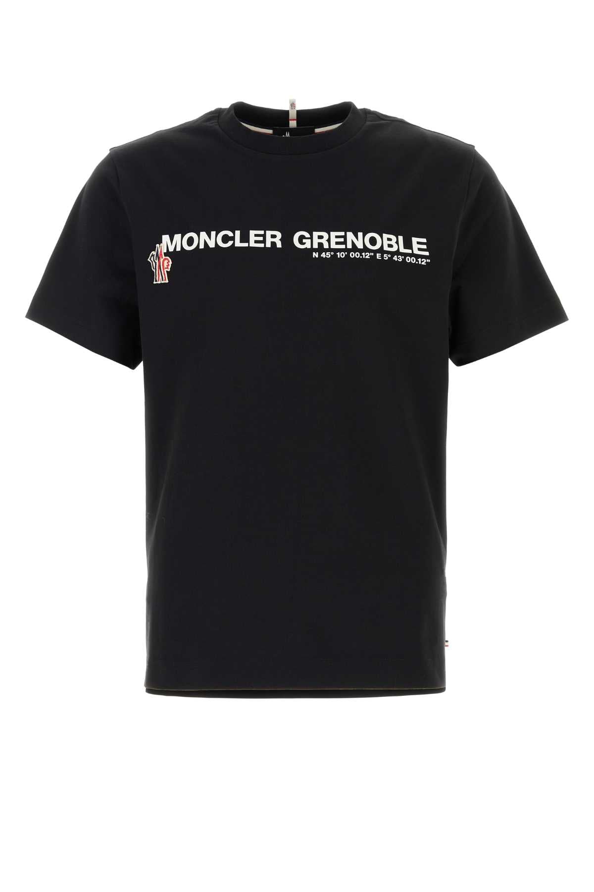 MONCLER GRENOBLE SS T-SHIRT For Men Exterior: 95% Cotton 5% Elastane