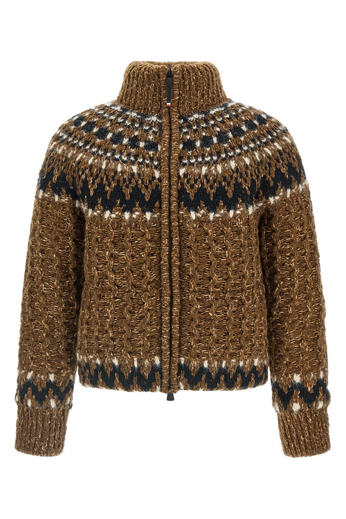 MONCLER GRENOBLE 'Indren' down jacket For Men 74% wool 13% polyamide 9% wp 3% silk 1% elastane