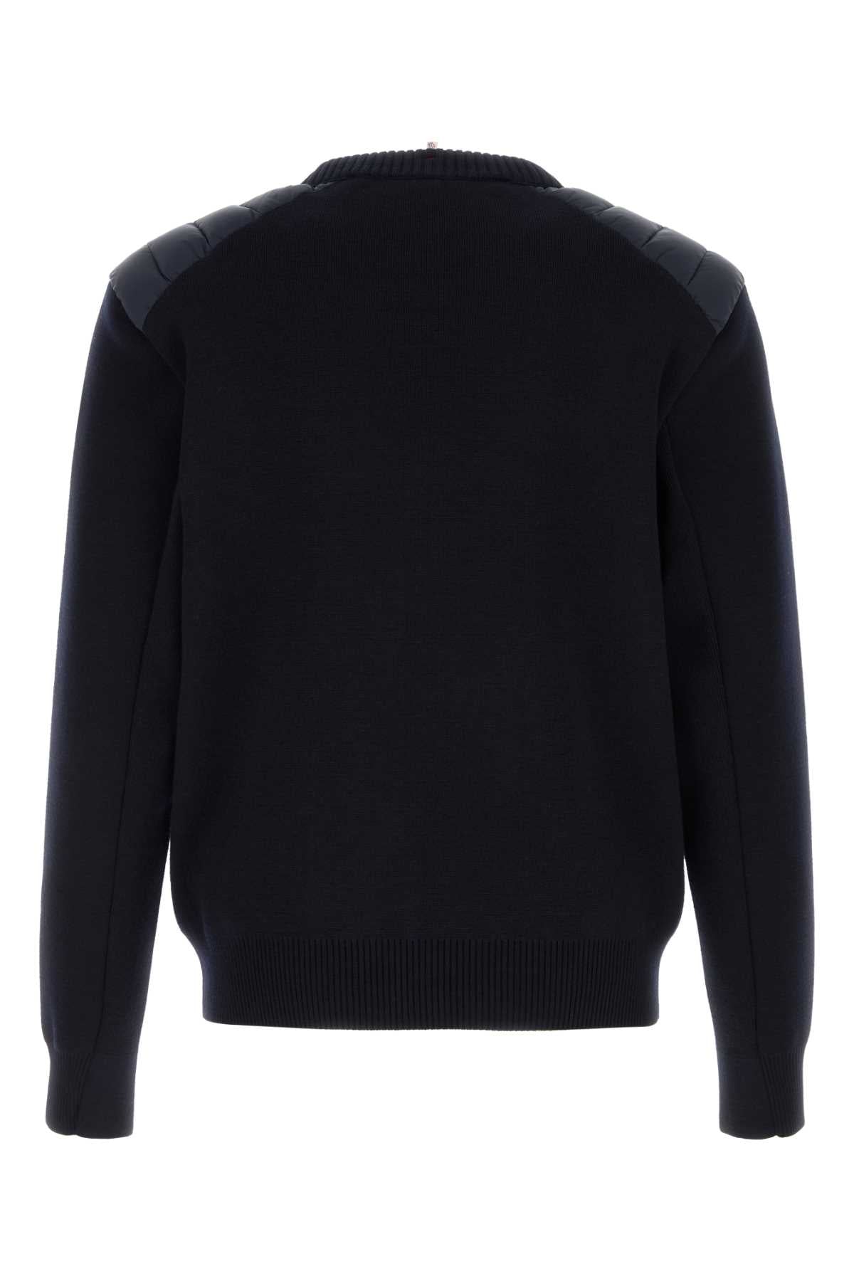 MONCLER GRENOBLE CREW NECK For Men Exterior: 95% Virgin wool 5% Nylon