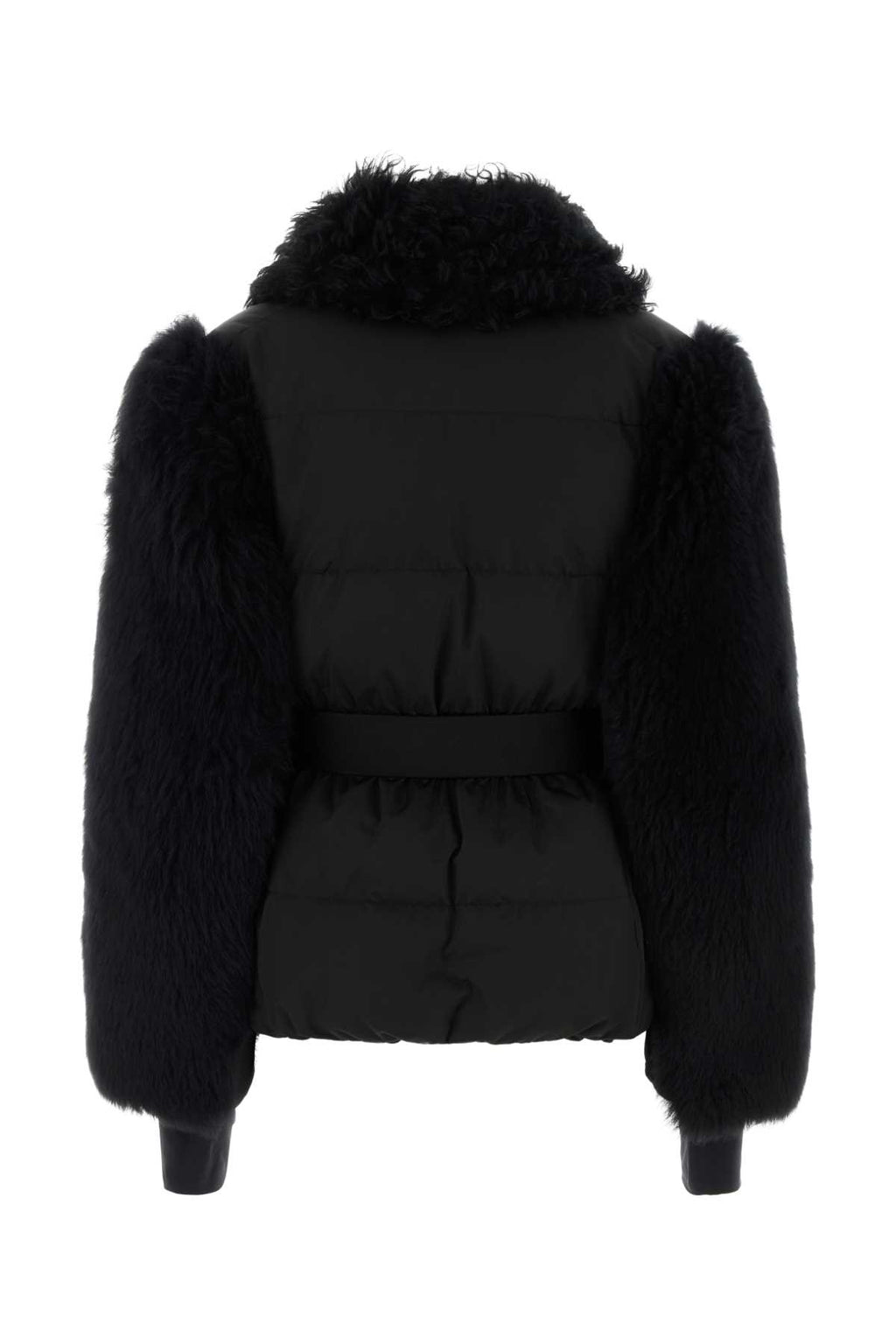 MONCLER GRENOBLE VALDIVIAN JACKET For Women Exterior: 100% Fur 100% Polyester Lining: 100% Nylon Padding: 90% Down 10% Feather