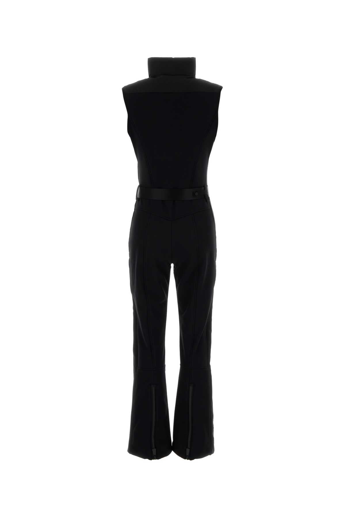 MONCLER GRENOBLE SKI SUIT For Women Exterior: 68% Polyester 24% Nylon 8% Elastane Lining: 89% Polyester 11% Elastane Padding: 90% Down 10% Feather