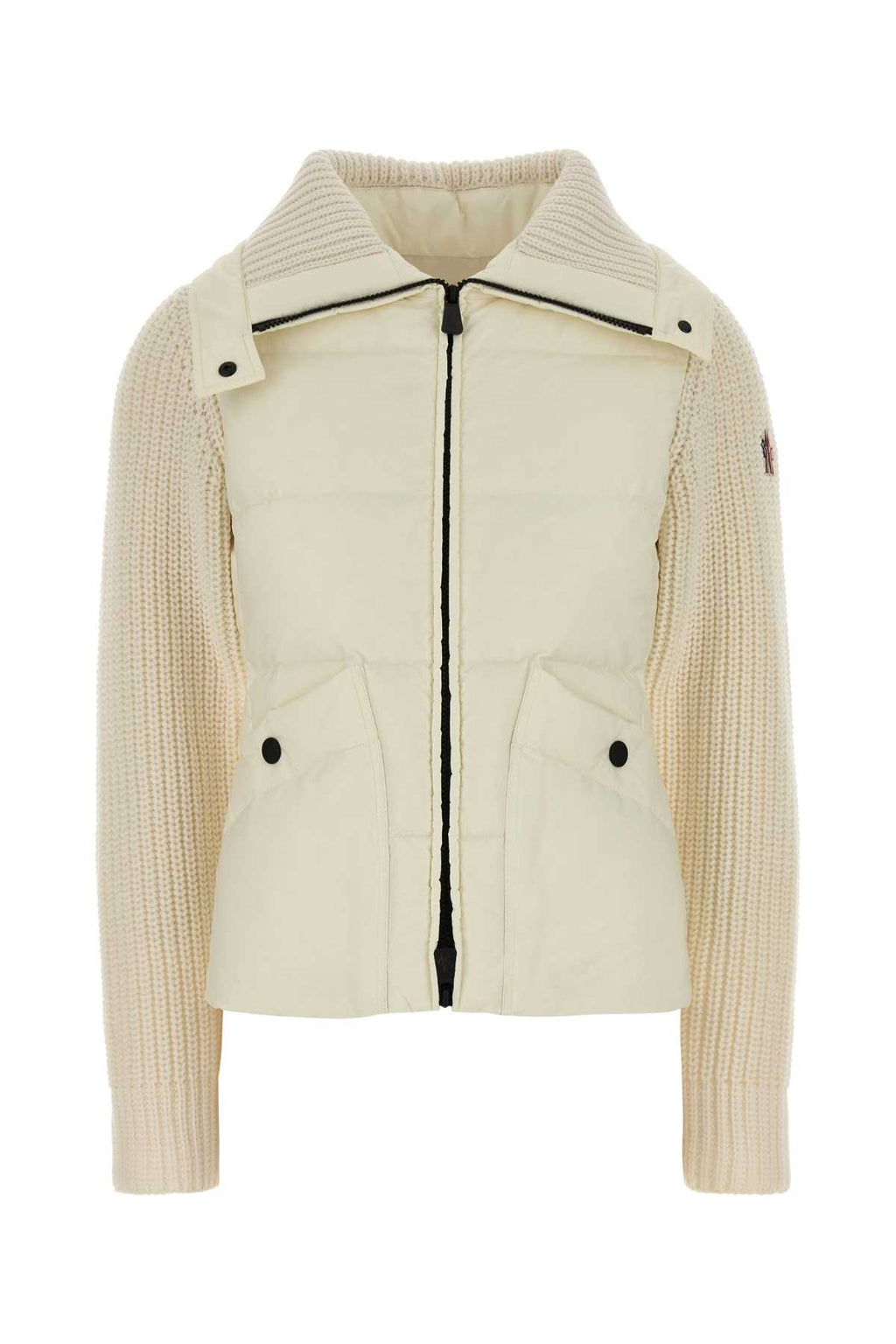 MONCLER GRENOBLE CARDIGAN For Women Exterior: 100% Wool Lining: 100% Polyester Padding: 90% Down 10% Feather