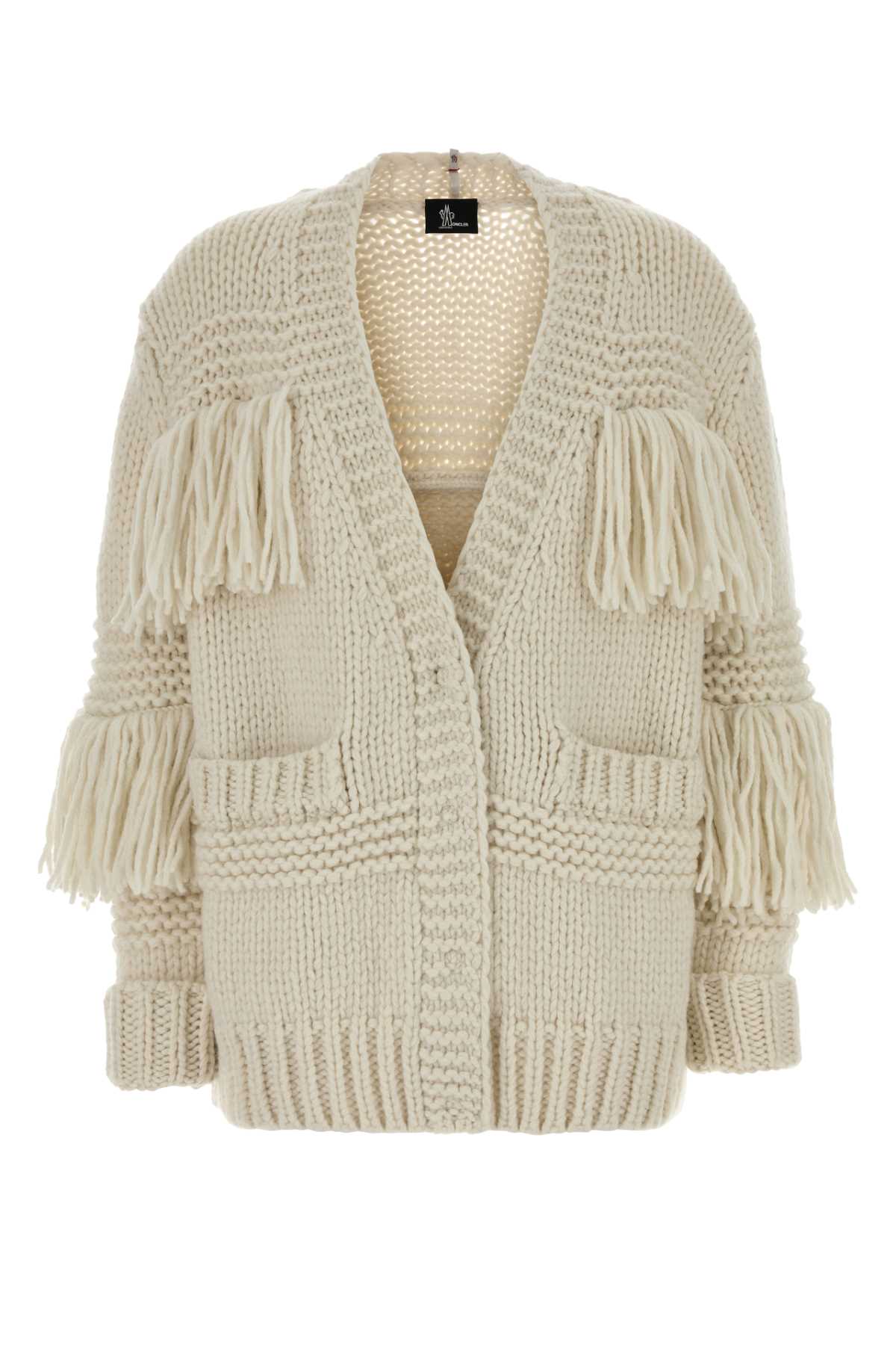 MONCLER GRENOBLE CARDIGAN For Women Exterior: 92% Virgin wool 8% Nylon