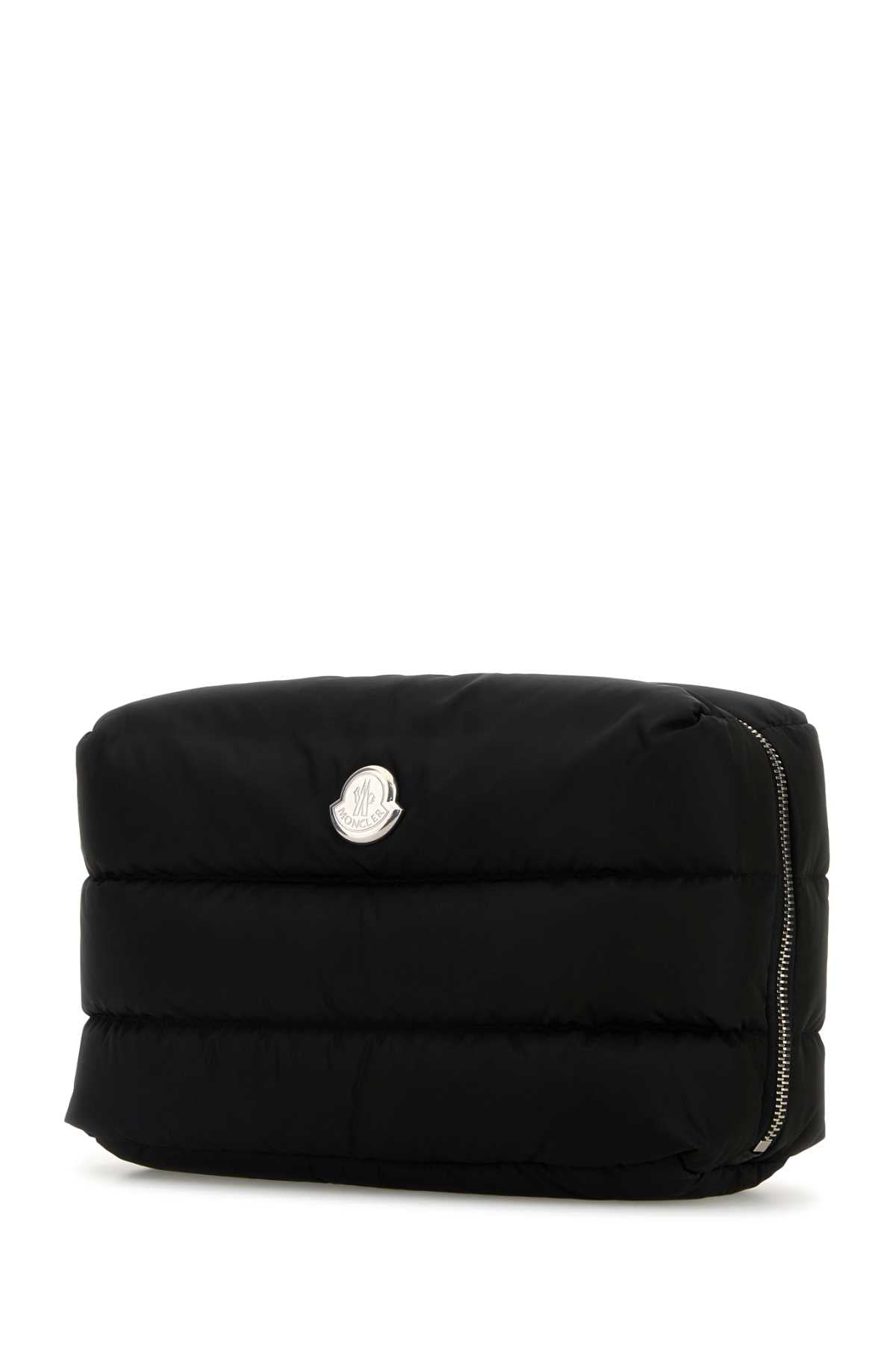 MONCLER CARADOC BEAUTY CASE For Women Exterior: 100% Nylon Lining: 95% Cotton 5% Acrylic Finishing: Silver metal
