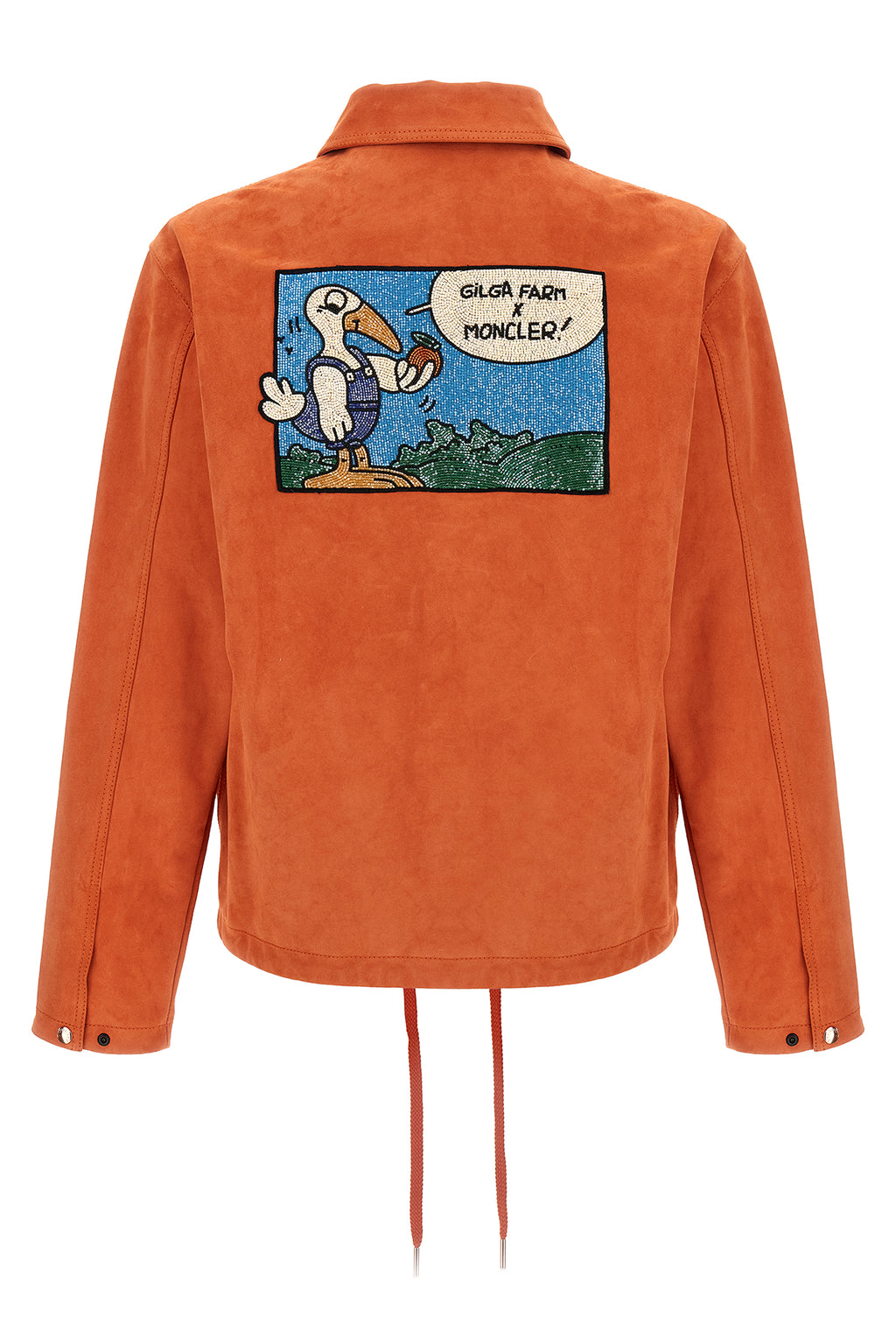 MONCLER GENIUS Moncler x GilgaFarm 'Navel' jacket by DonaldGlover For Men 100% leather