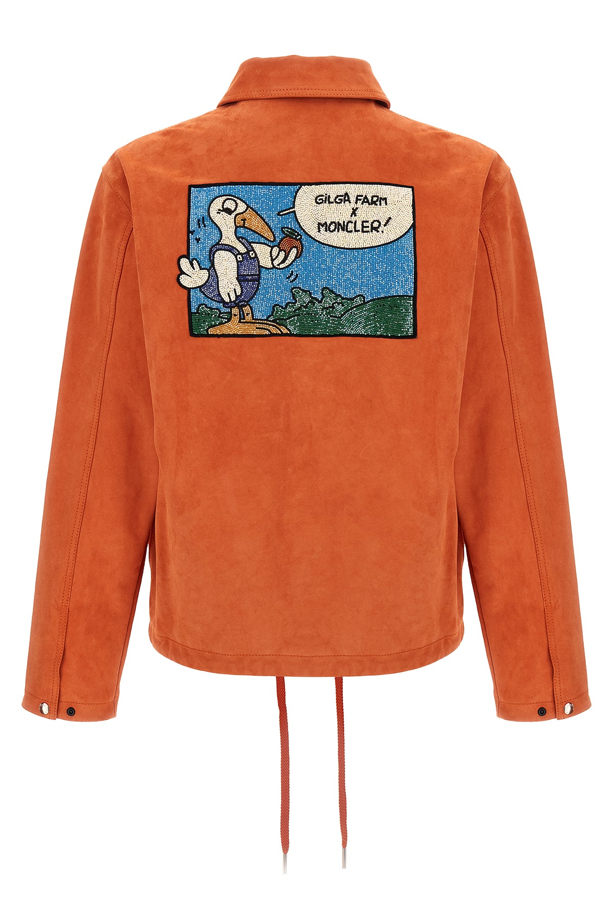 MONCLER GENIUS Moncler x GilgaFarm 'Navel' jacket by DonaldGlover For Men 100% leather