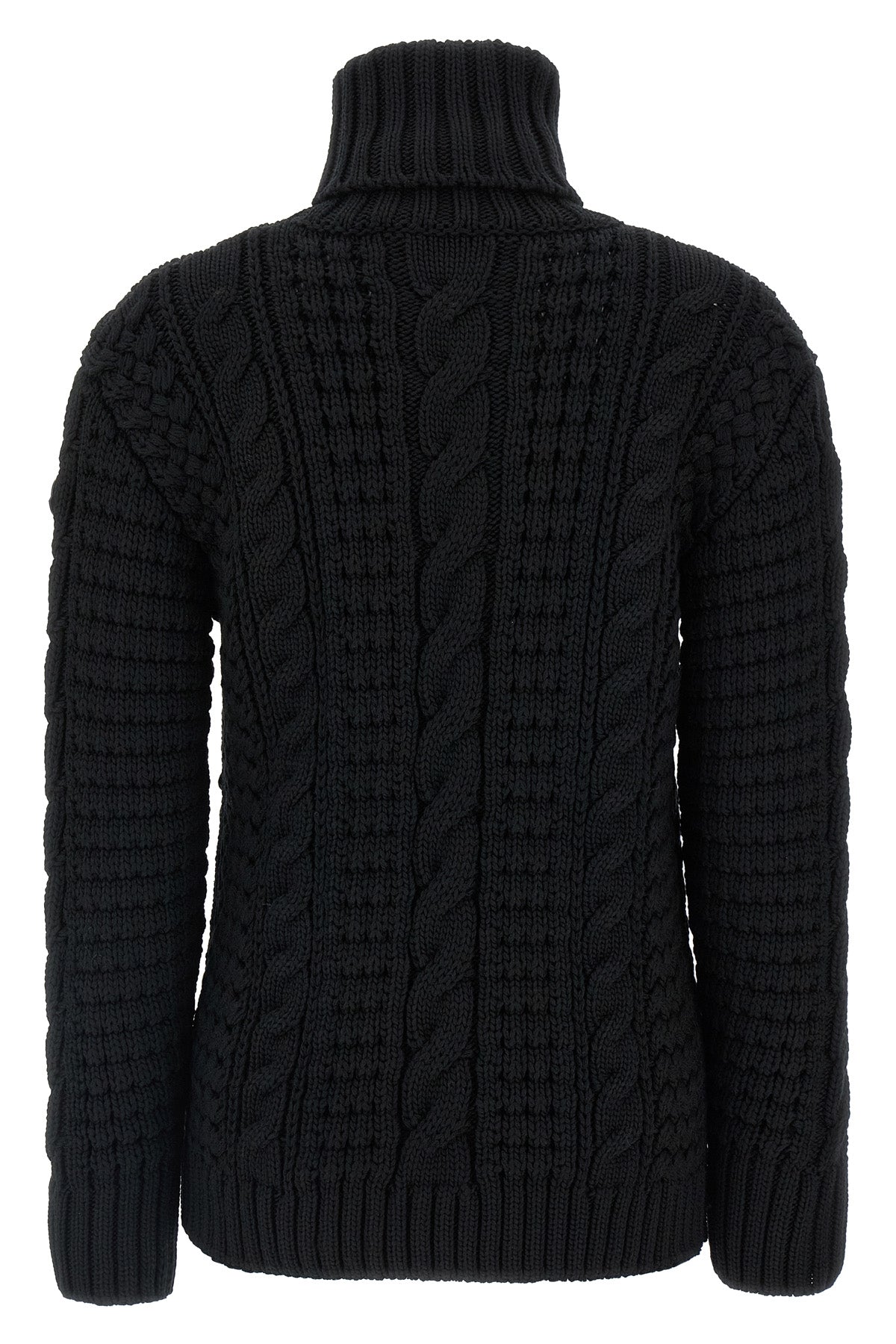 MONCLER GENIUS Moncler x Edward Enninful tricot turtleneck sweater For Women 100% virgin wool
