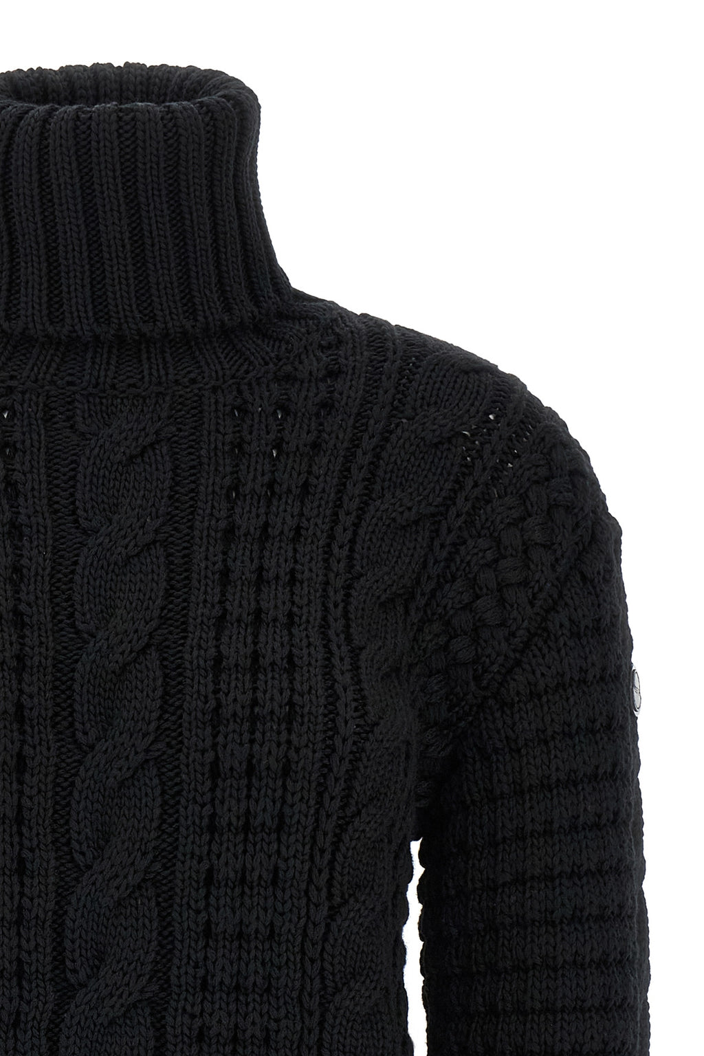MONCLER GENIUS Moncler x Edward Enninful tricot turtleneck sweater For Women 100% virgin wool