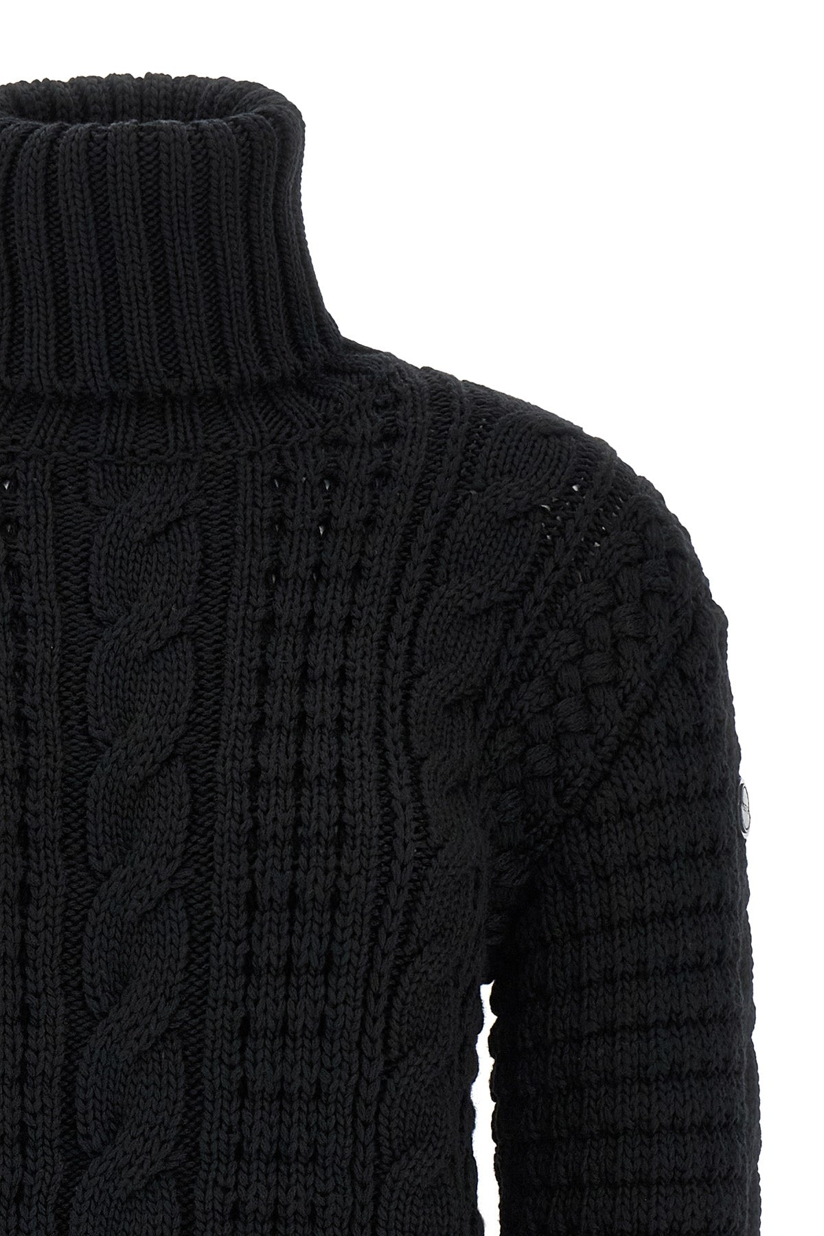 MONCLER GENIUS Moncler x Edward Enninful tricot turtleneck sweater For Women 100% virgin wool