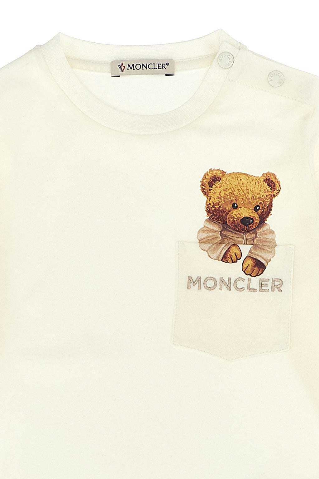 MONCLER ENFANT Pocket T-shirt For Baby girl 92% cotton, 8% elastane