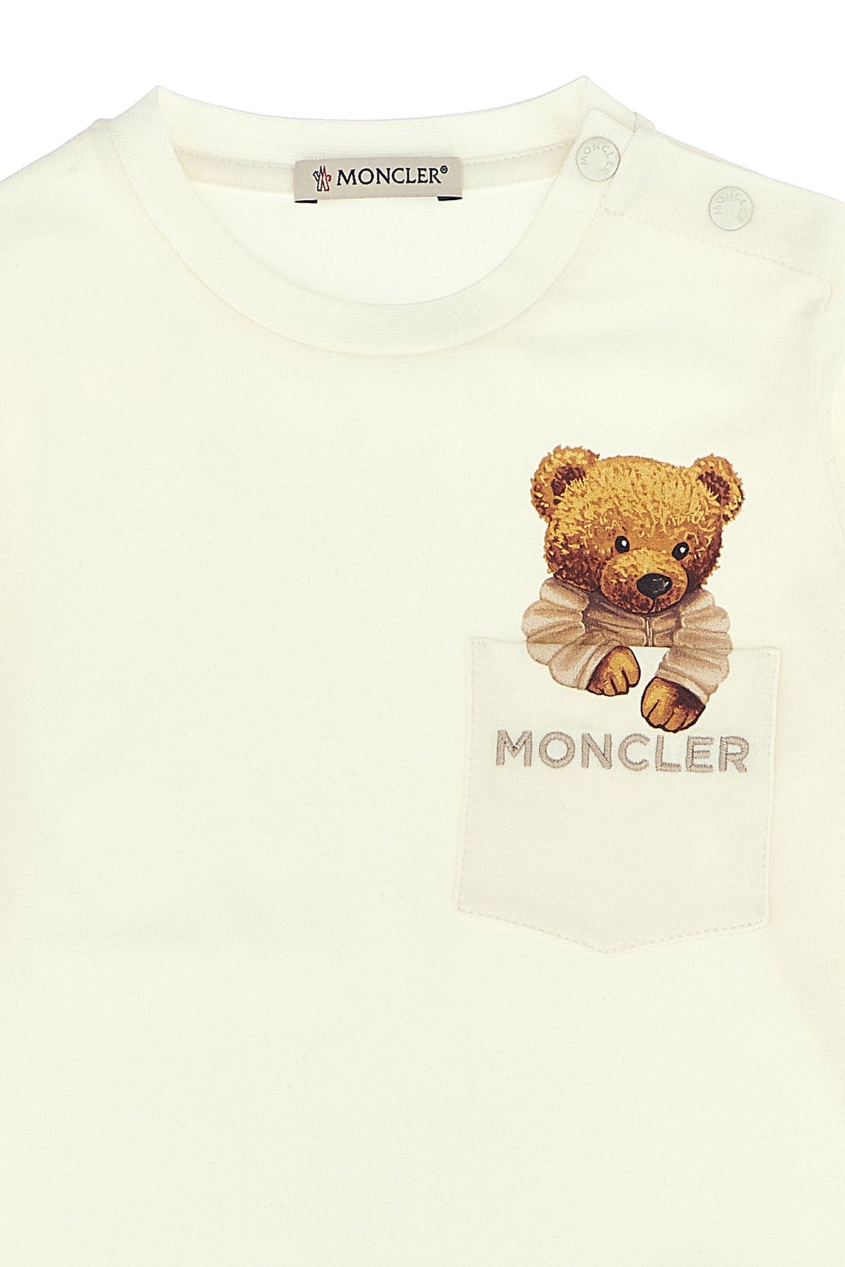 MONCLER ENFANT Pocket T-shirt For Baby girl 92% cotton, 8% elastane