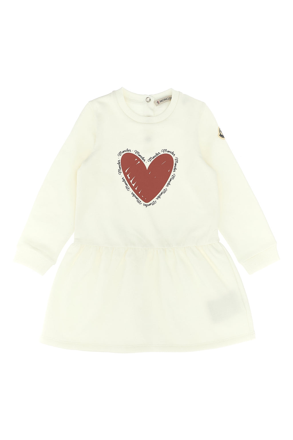 MONCLER ENFANT Printed dress For Baby girl 95% cotton, 5% elastane