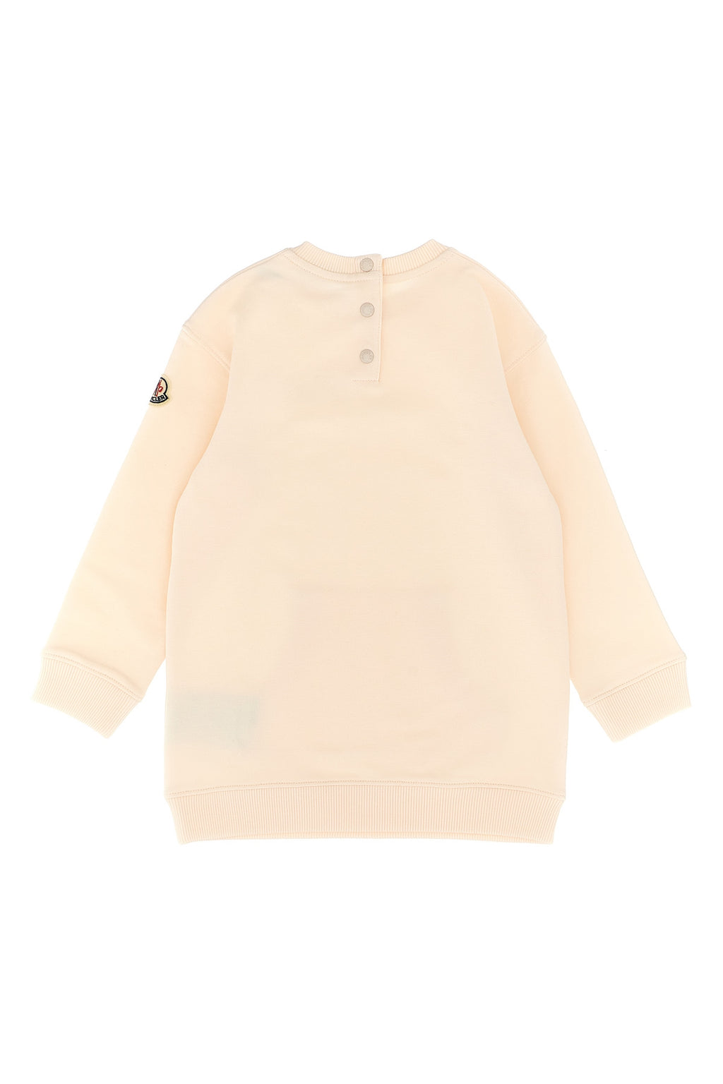 MONCLER ENFANT Logo embroidery dress For Baby girl 95% cotton, 5% elastane