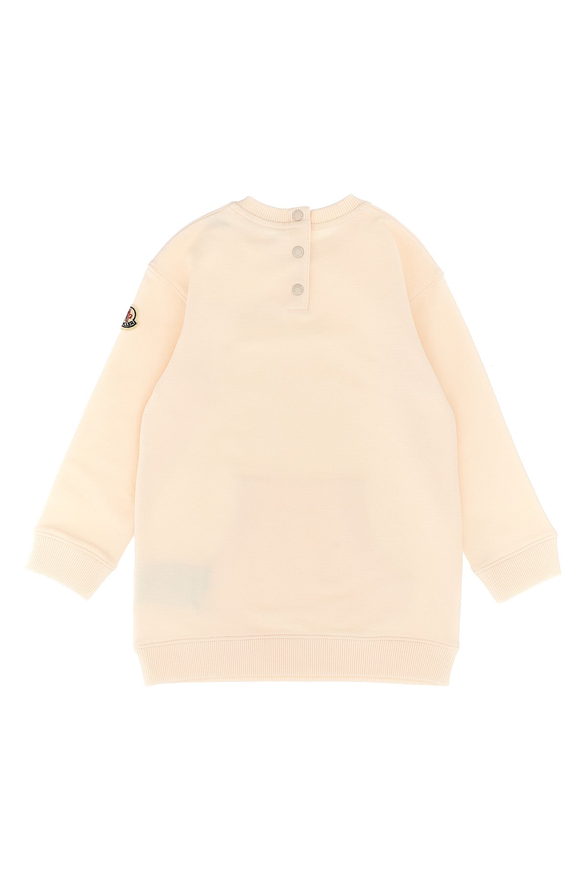 MONCLER ENFANT Logo embroidery dress For Baby girl 95% cotton, 5% elastane