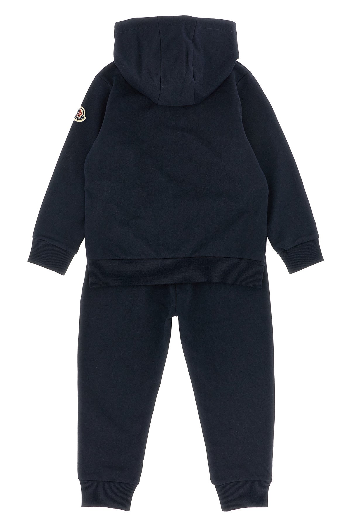 MONCLER ENFANT 3D logo embroidery sweatshirt + joggers For Unisex baby 94% cotton 6% elastane