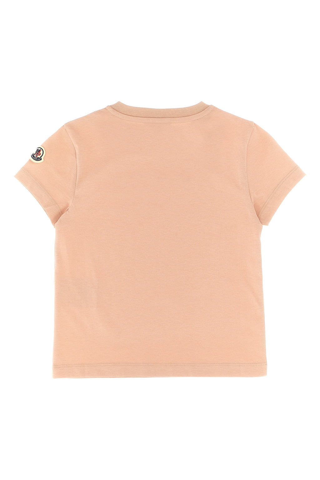 MONCLER ENFANT Logo embroidery t-shirt For Baby girl 100% cotton