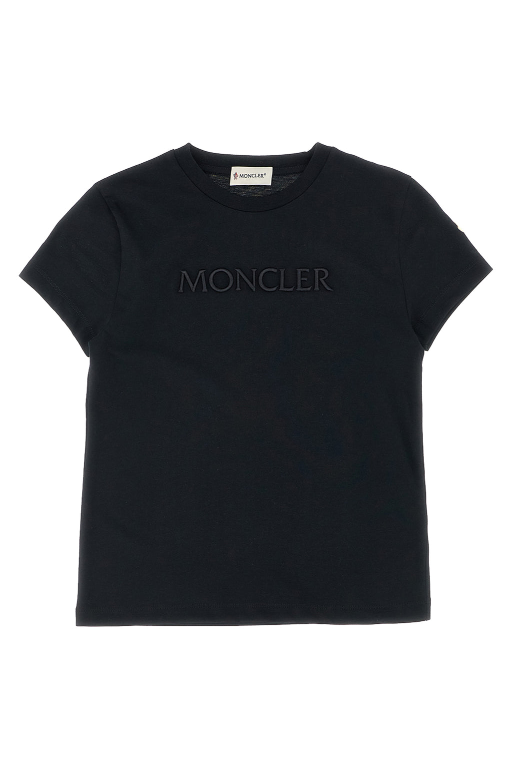 MONCLER ENFANT Logo embroidery t-shirt For Unisex baby 100% cotton