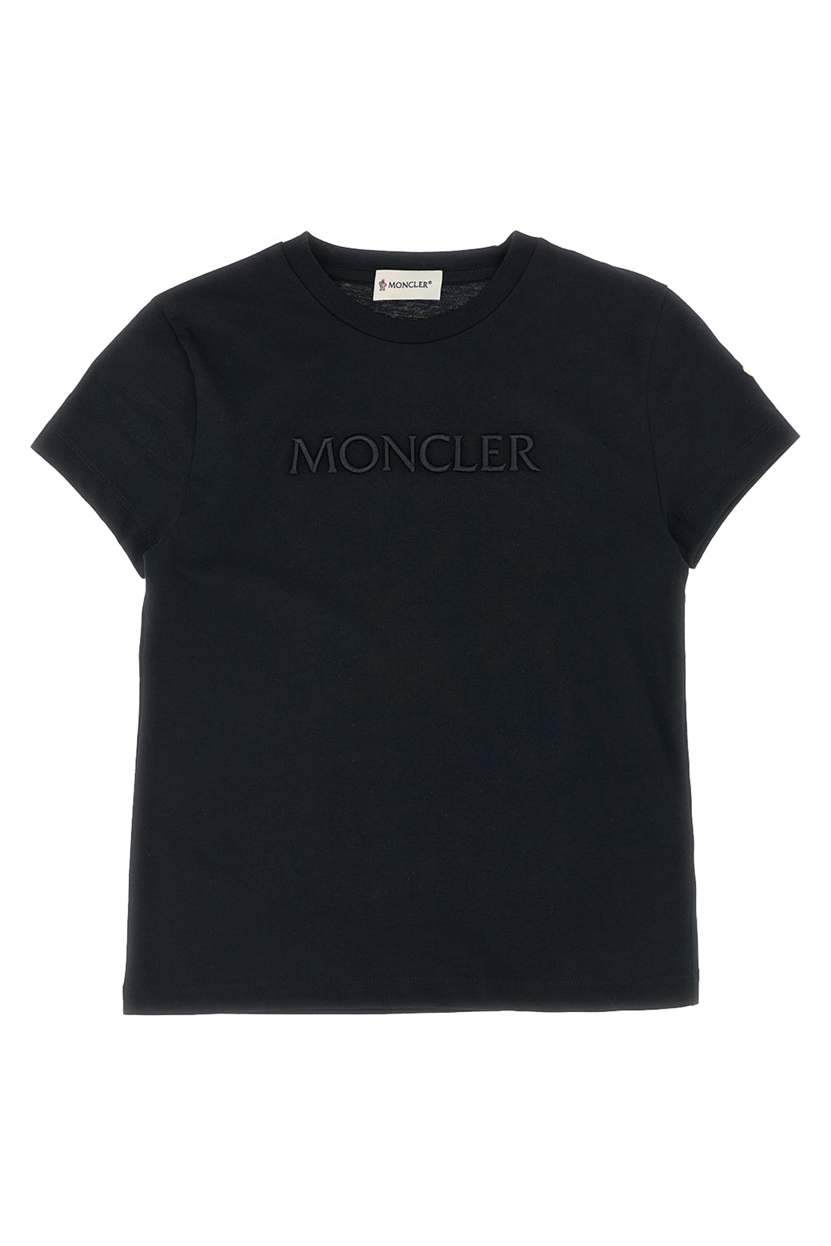 MONCLER ENFANT Logo embroidery t-shirt For Unisex baby 100% cotton