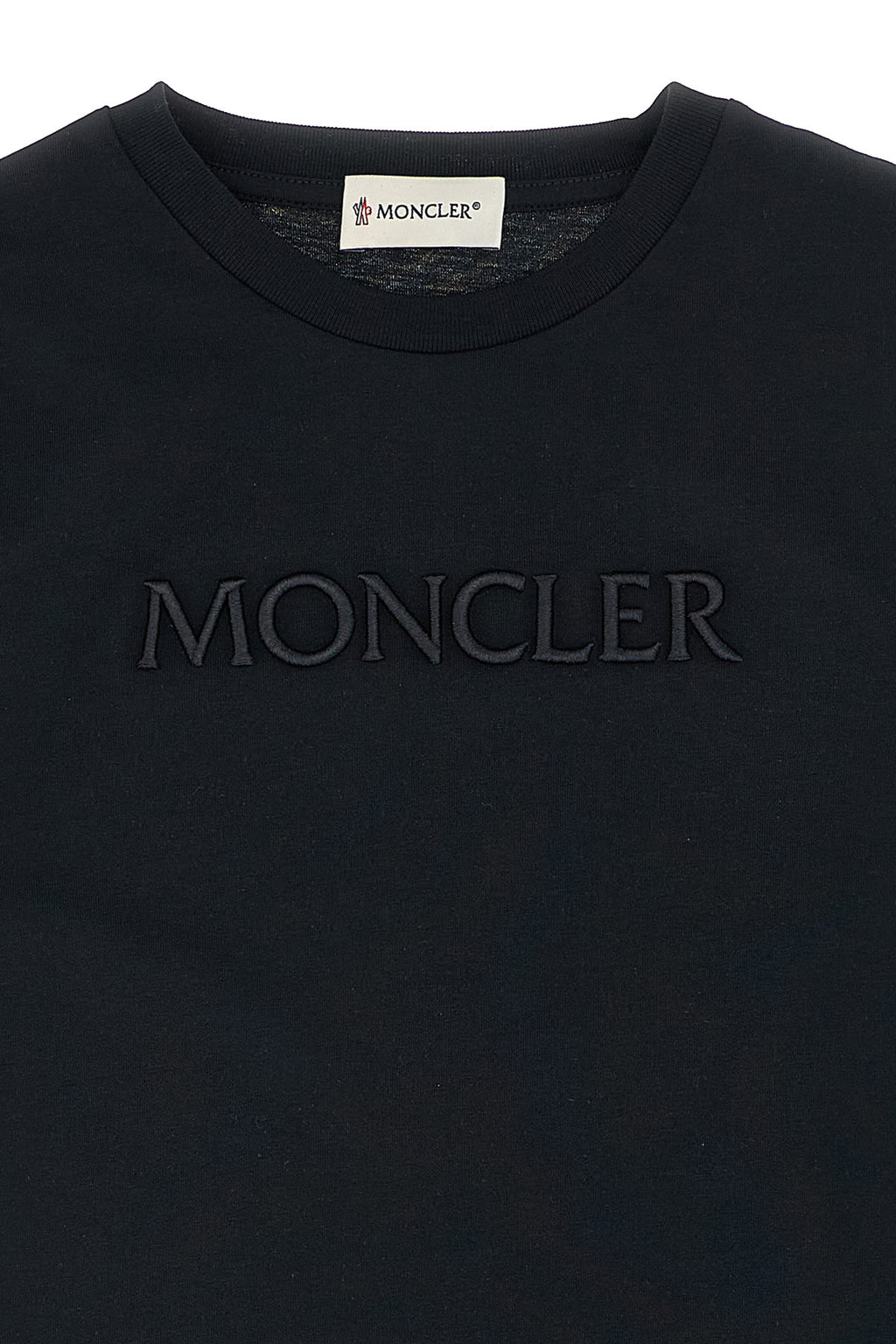 MONCLER ENFANT Logo embroidery t-shirt For Unisex baby 100% cotton