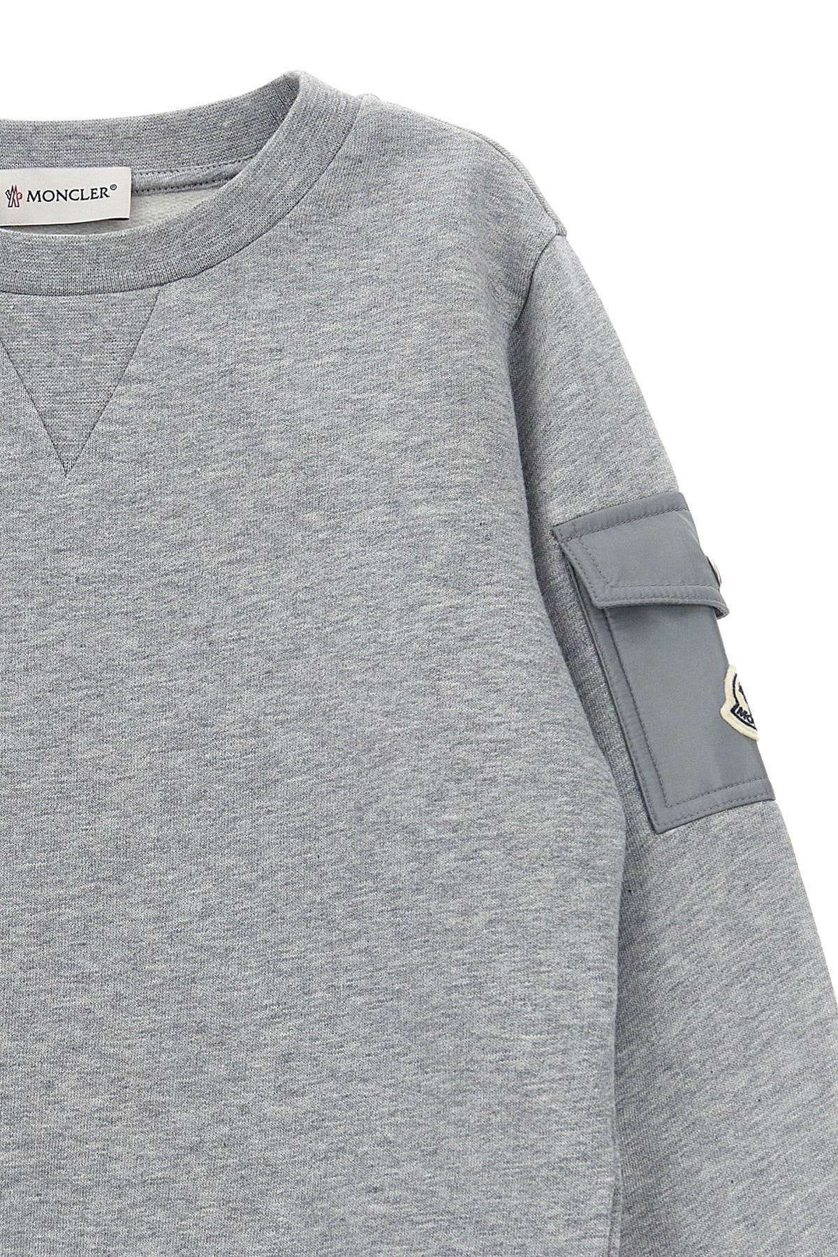 MONCLER ENFANT Nylon pocket sweatshirt For Baby boy 100% polyamide