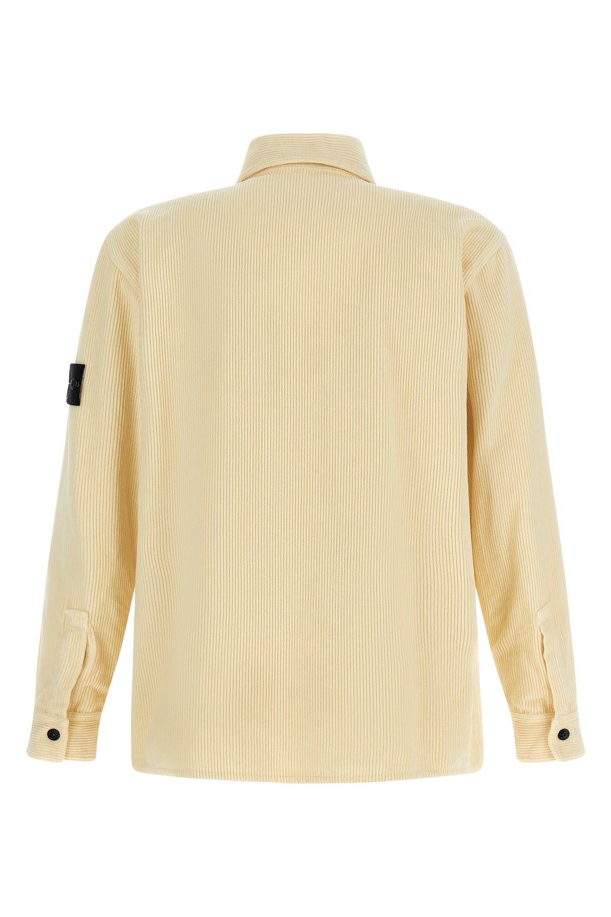 STONE ISLAND Ribbed velvet overshirt