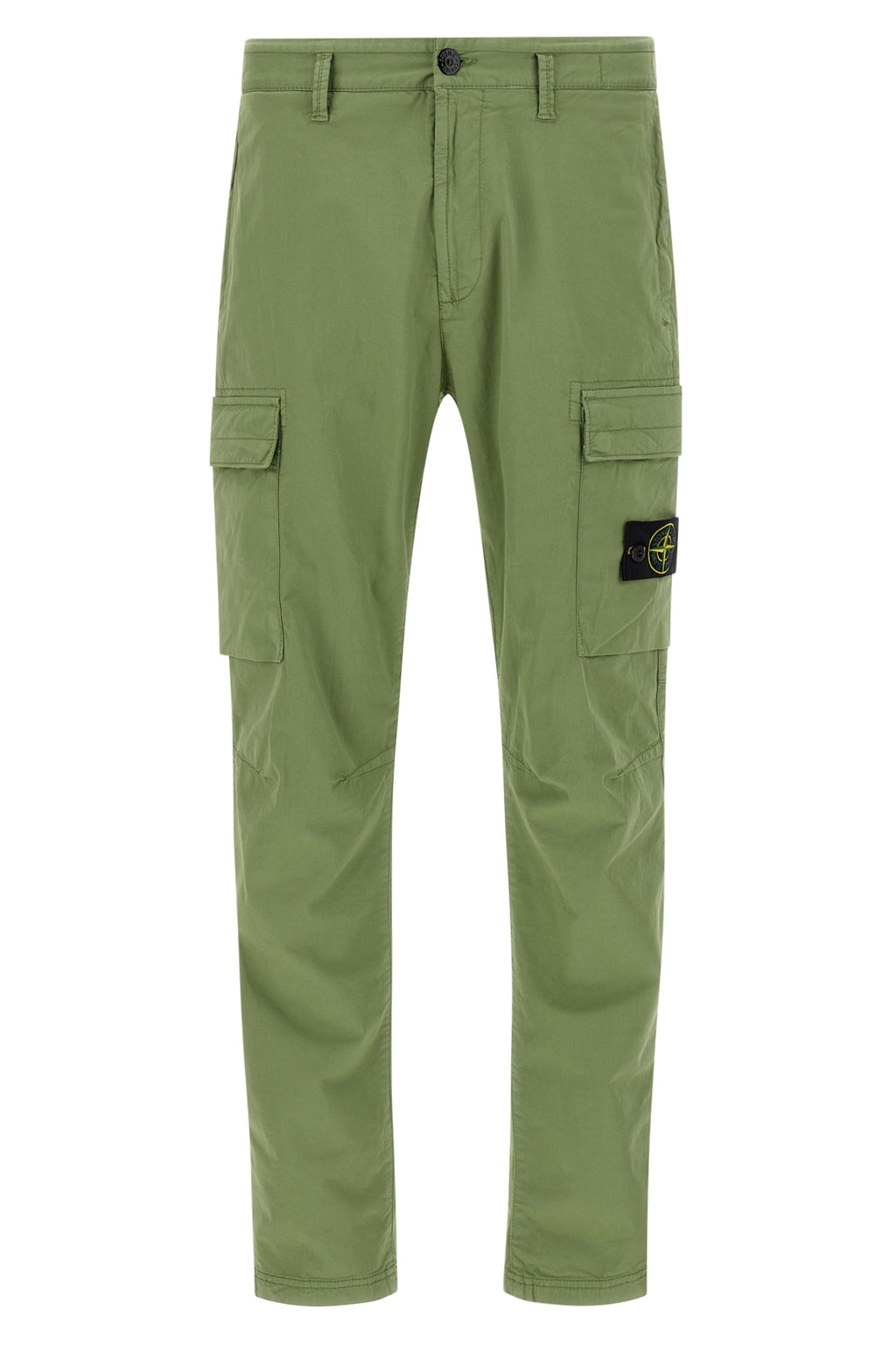 STONE ISLAND Logo badge cargo pants For Men 97% cotton, 3% elastane