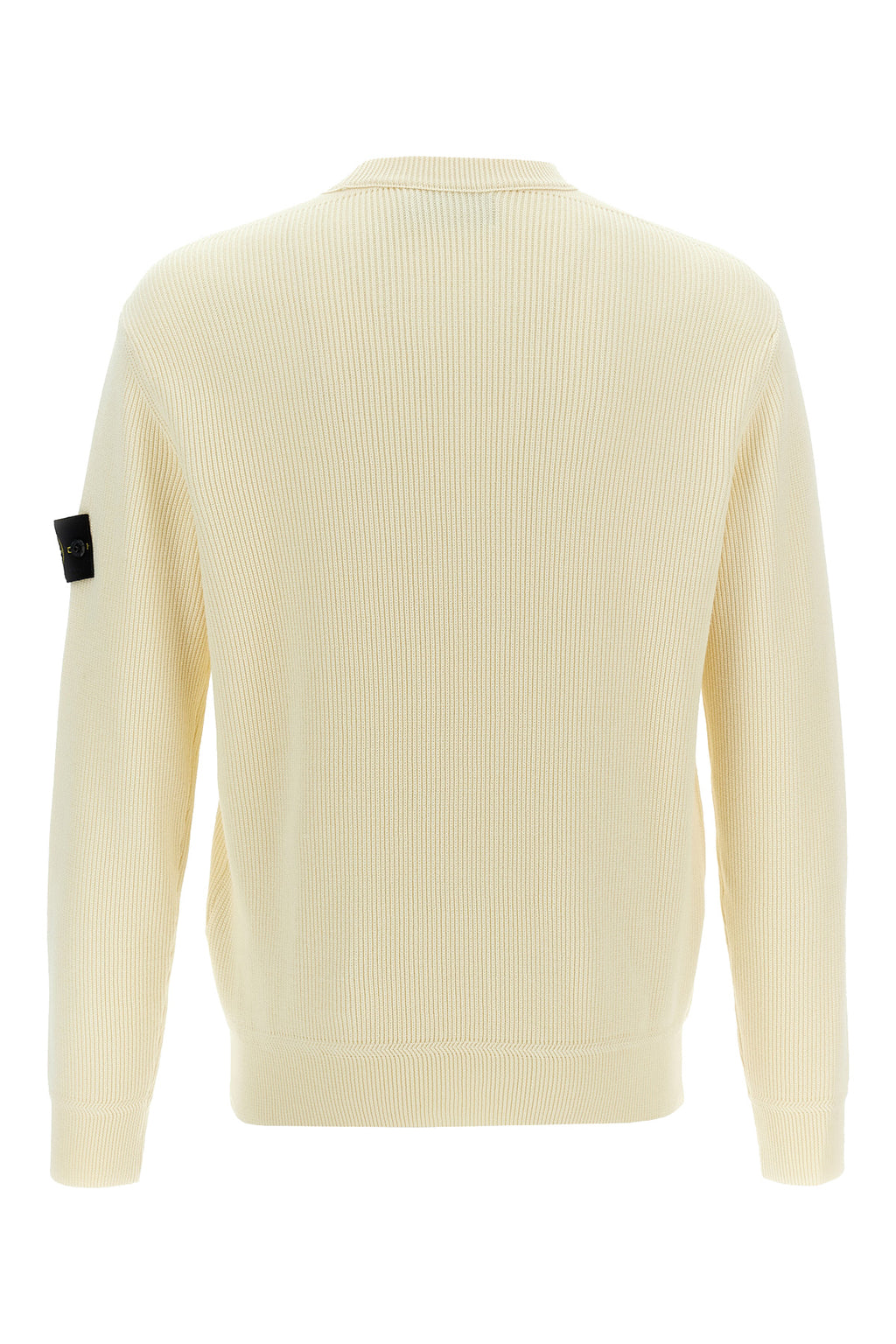 STONE ISLAND Ribbed wool sweater For Men 100% virgin wool