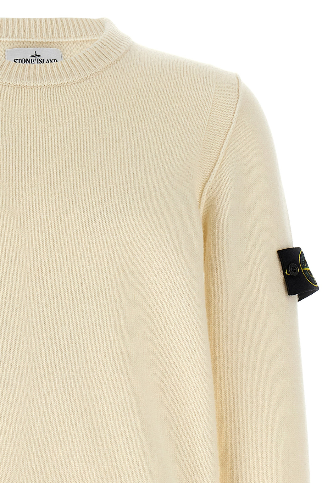 STONE ISLAND Logo badge sweater