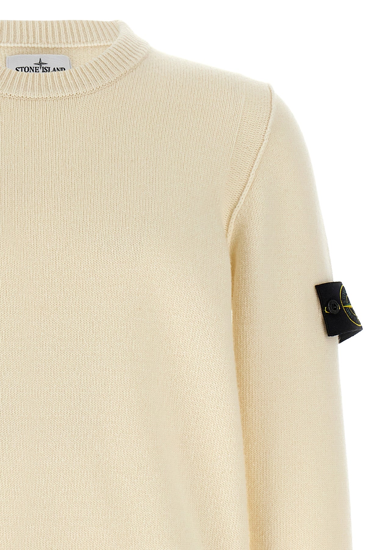 STONE ISLAND Logo badge sweater