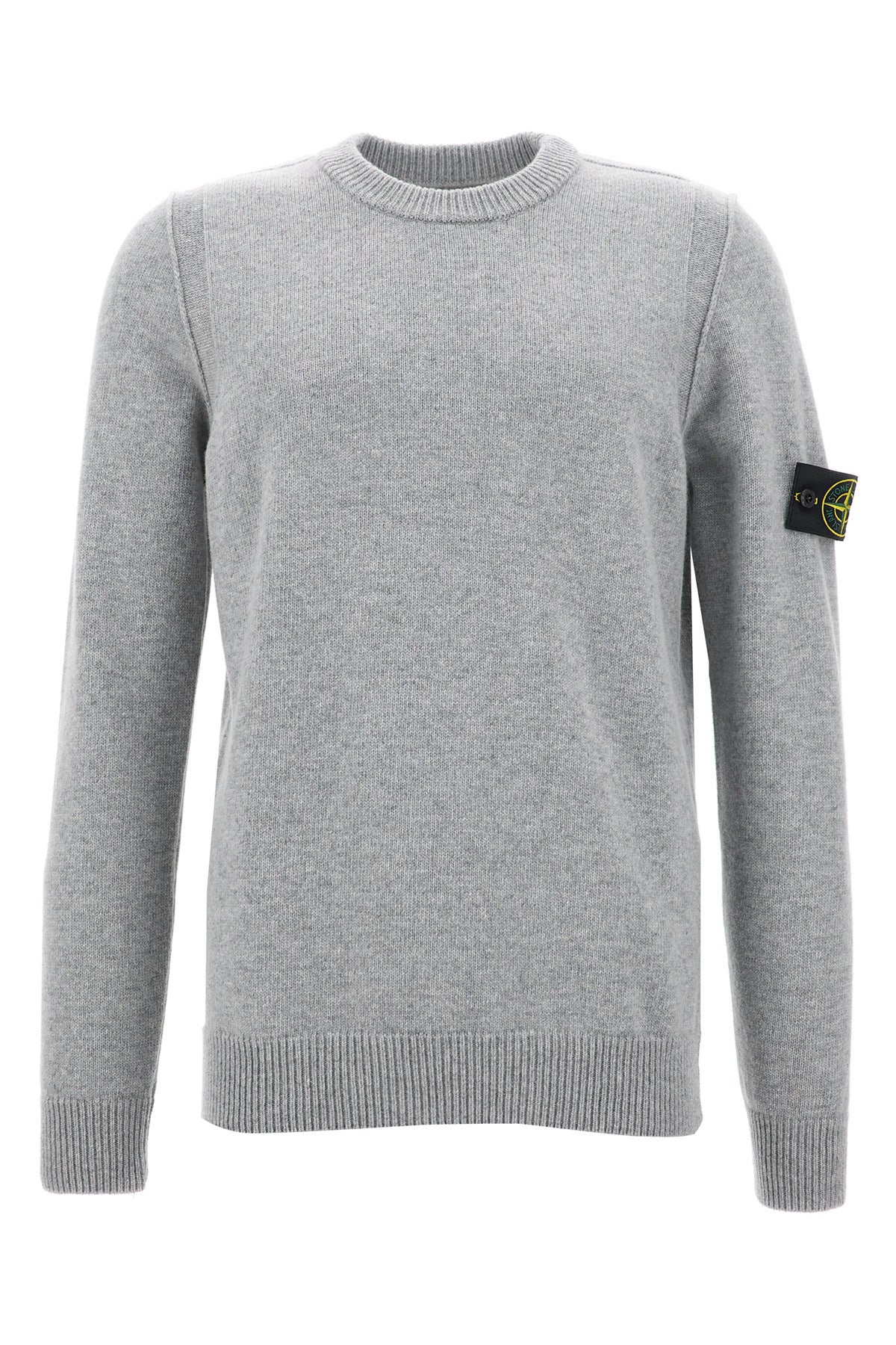 STONE ISLAND Logo badge sweater