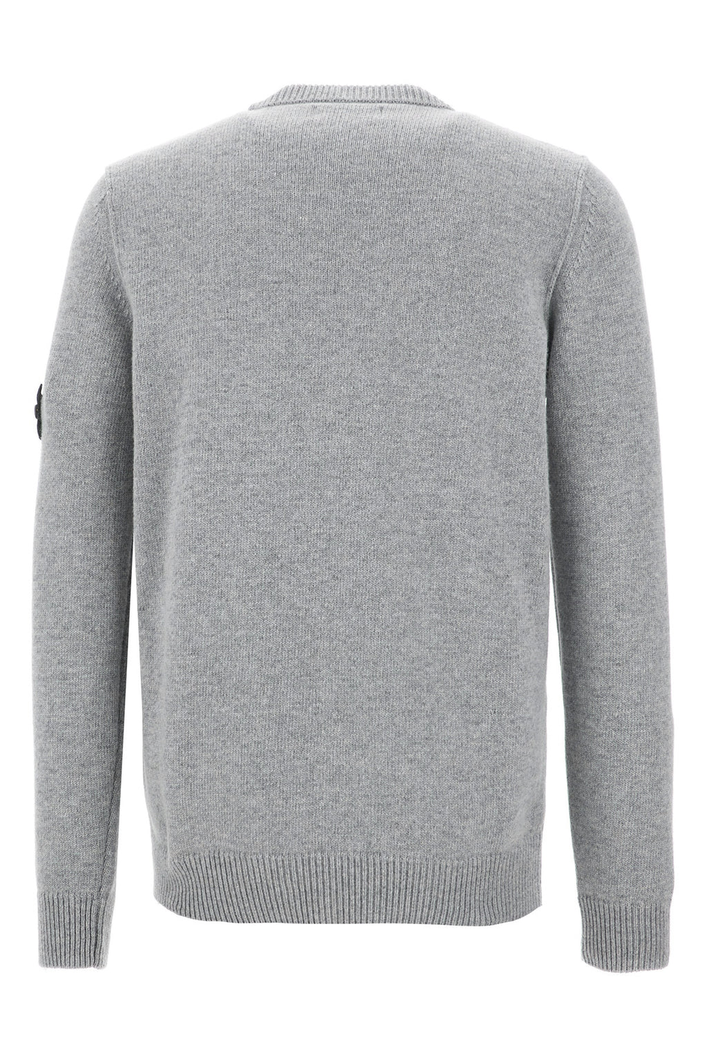 STONE ISLAND Logo badge sweater For Men 80% wool, 20% polyamide