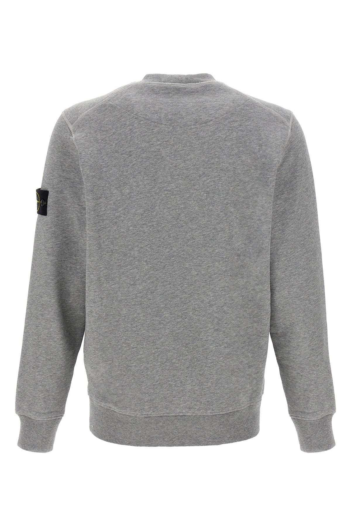 STONE ISLAND Logo badge sweatshirt For Men 98% cotton, 2% elastane