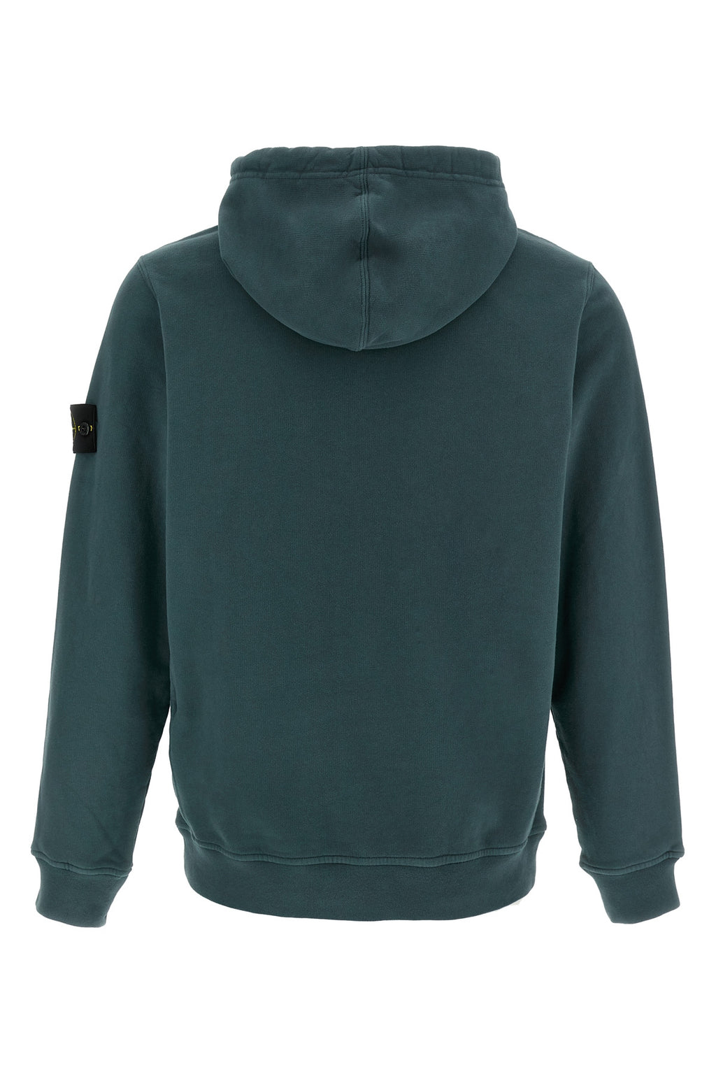 STONE ISLAND Logo badge hoodie For Men 100% cotton