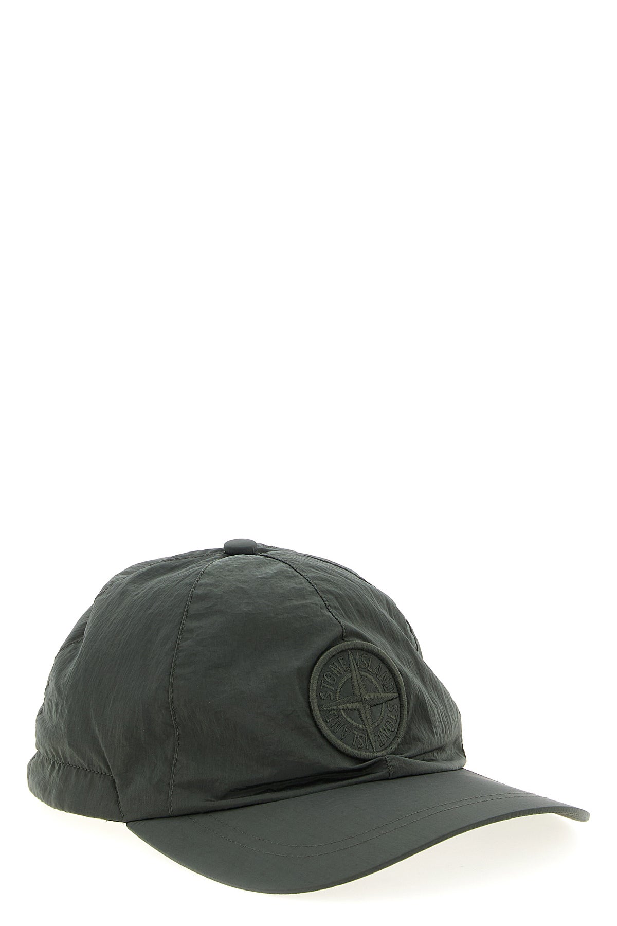 STONE ISLAND Logo patch cap For Men 100% polyamide
