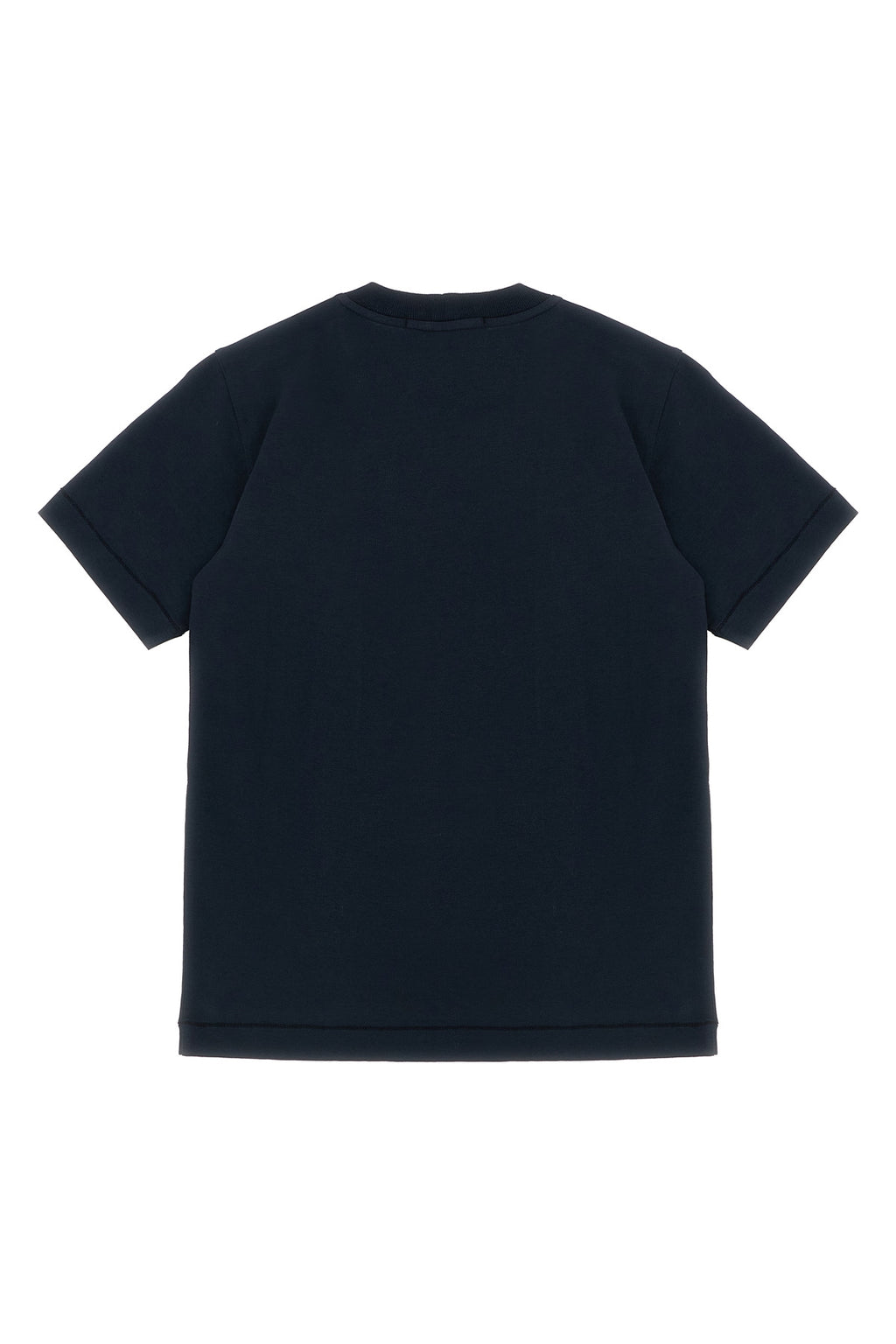 STONE ISLAND JUNIOR Logo patch t-shirt For Baby boy 100% cotton