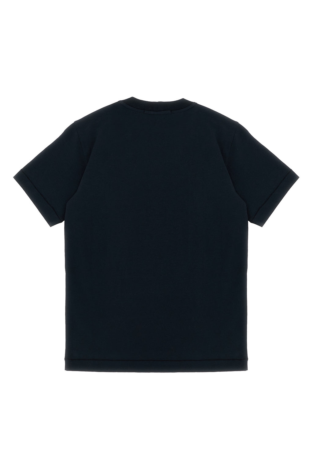 STONE ISLAND JUNIOR Logo patch t-shirt For Baby boy 100% cotton