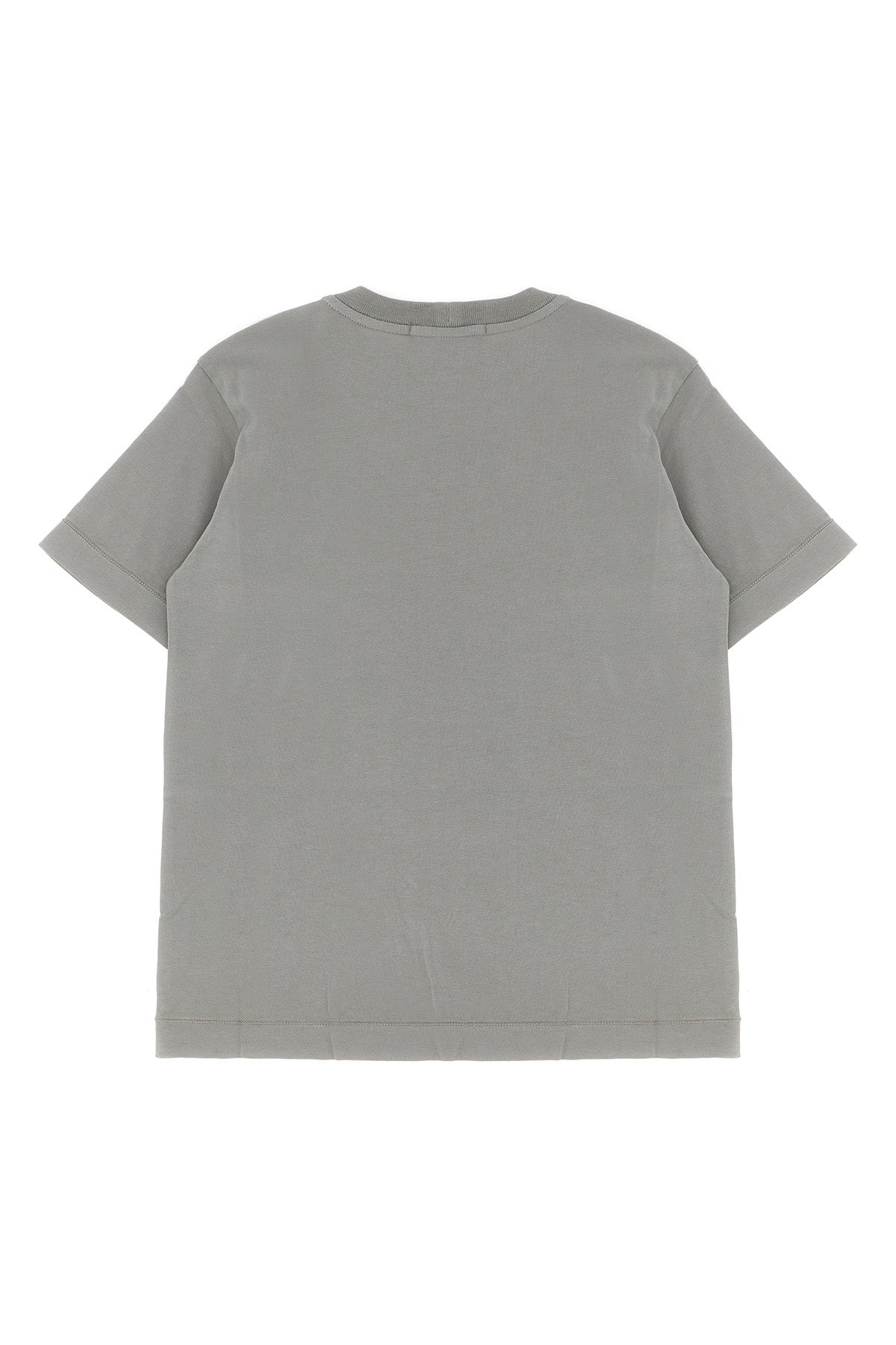 STONE ISLAND JUNIOR Logo patch t-shirt For Baby boy 100% cotton