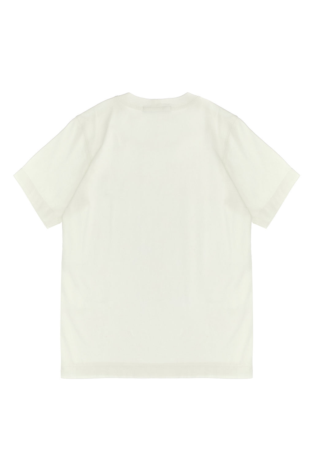 STONE ISLAND JUNIOR Logo patch t-shirt For Baby boy 100% cotton