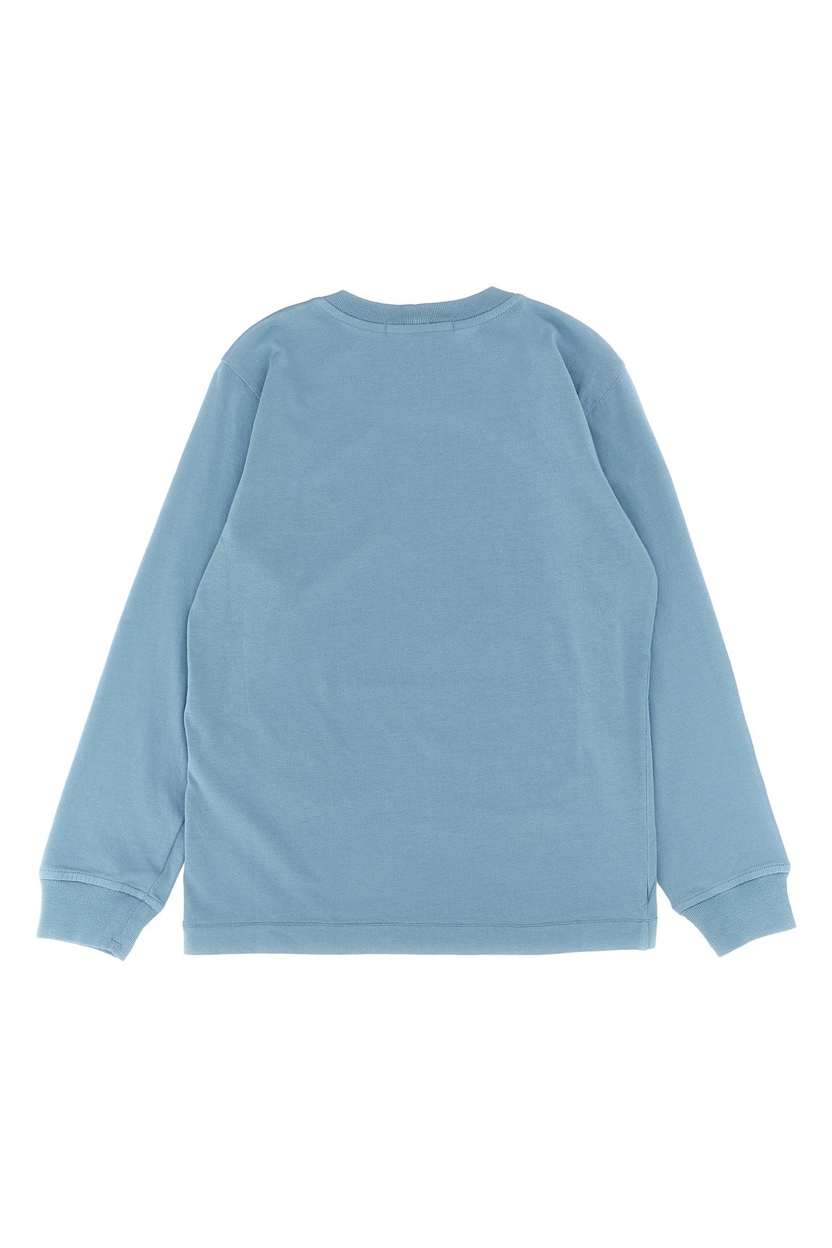STONE ISLAND JUNIOR Logo patch t-shirt For Baby boy 100% cotton