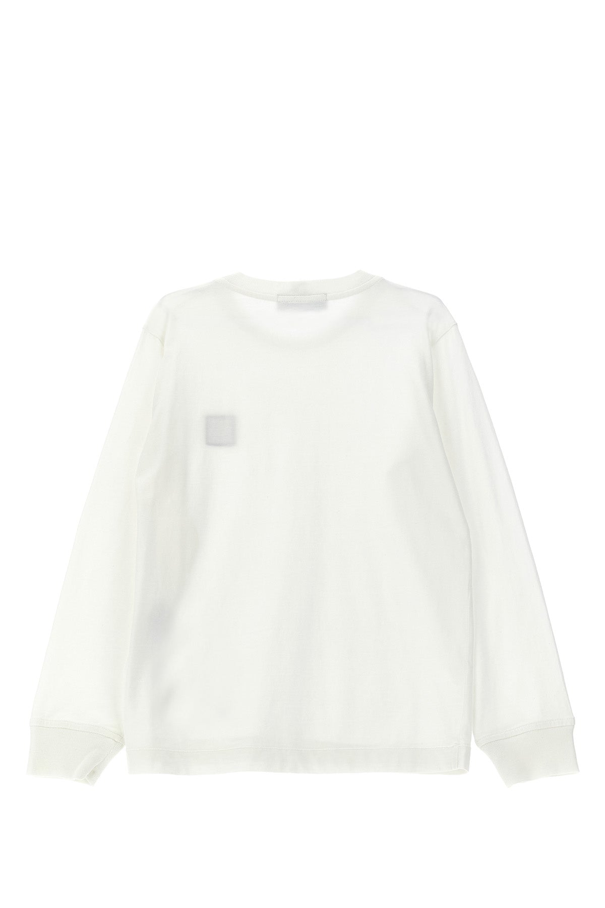 STONE ISLAND JUNIOR Logo patch t-shirt For Baby boy 100% cotton