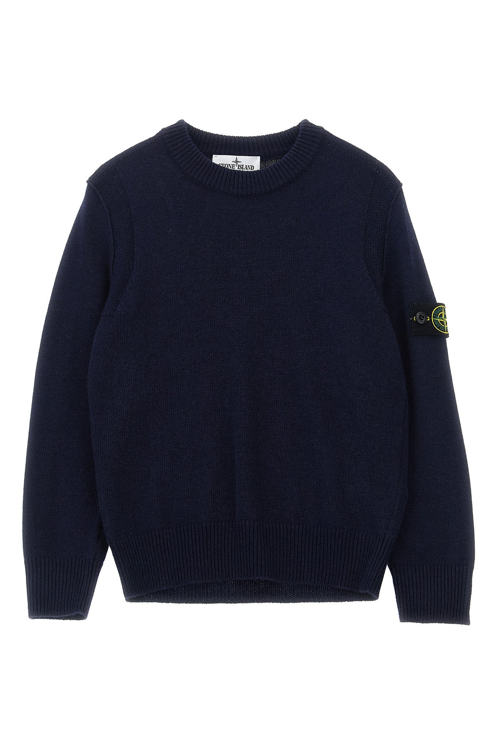 STONE ISLAND JUNIOR Logo badge sweater
