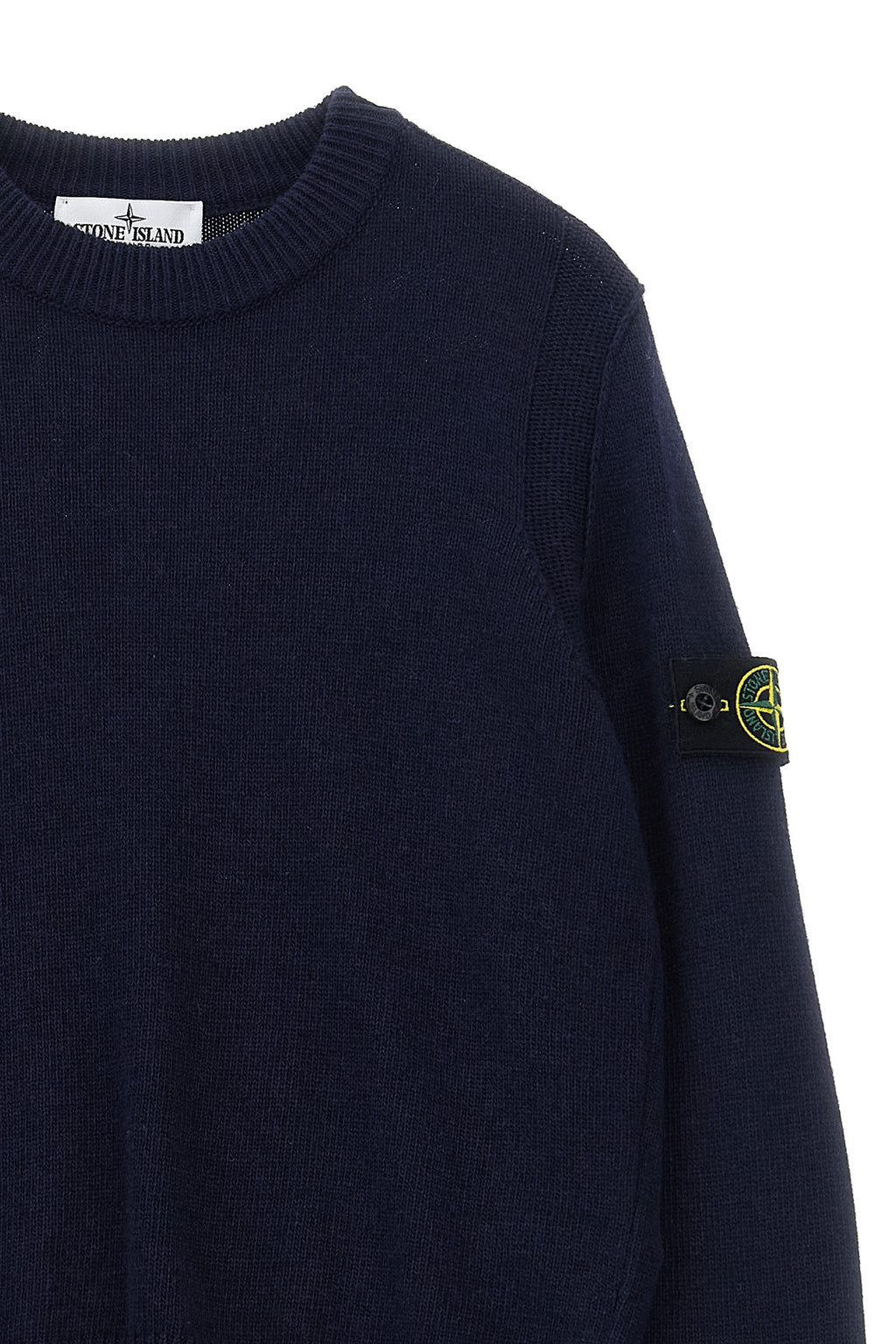 STONE ISLAND JUNIOR Logo badge sweater