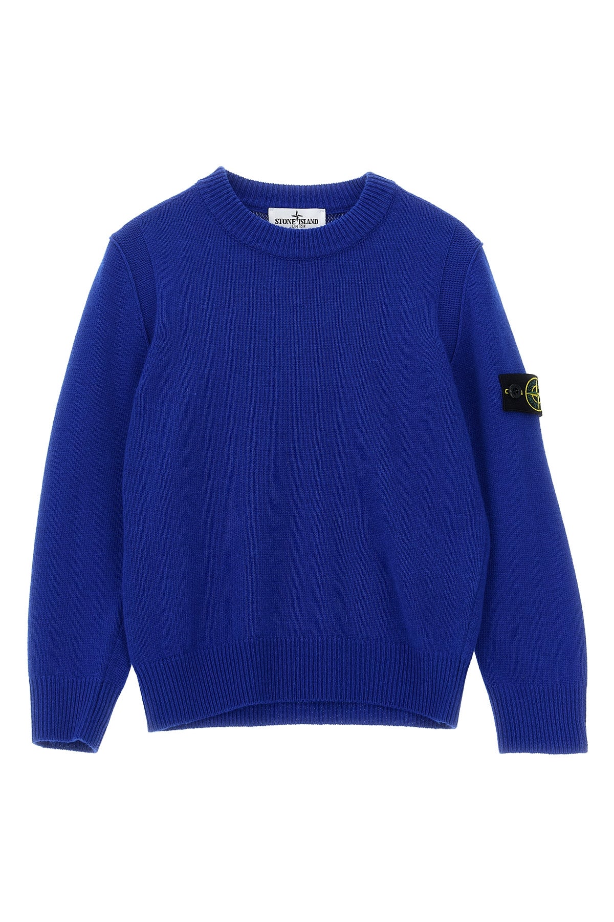 STONE ISLAND JUNIOR Logo badge sweater