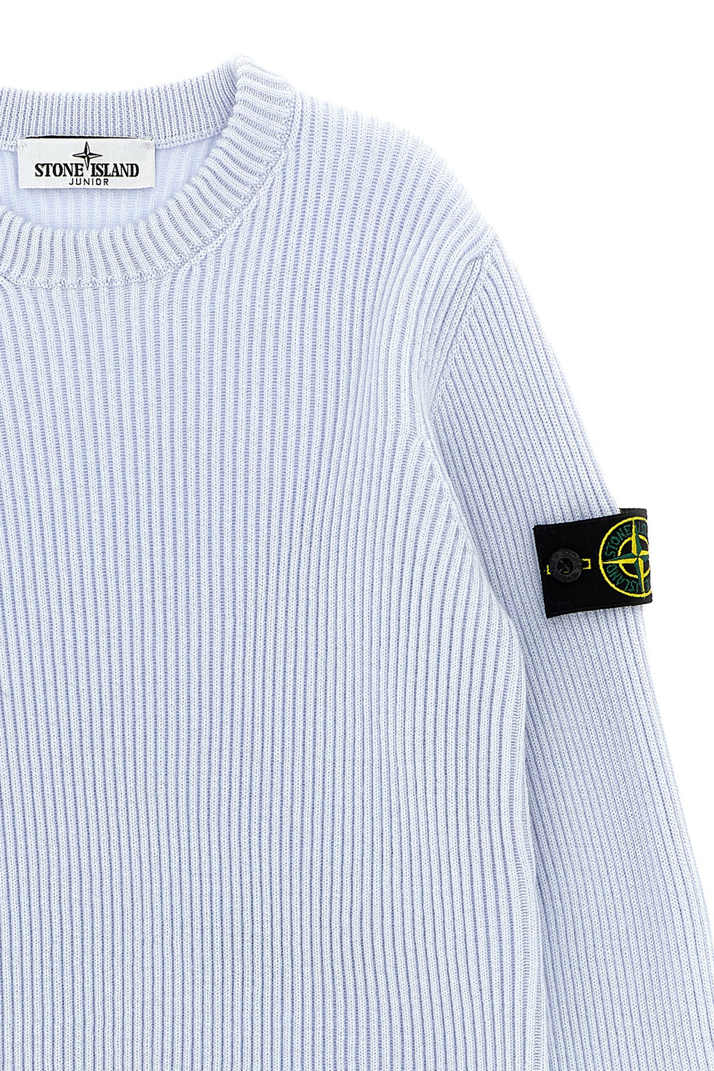 STONE ISLAND JUNIOR Ribbed sweater